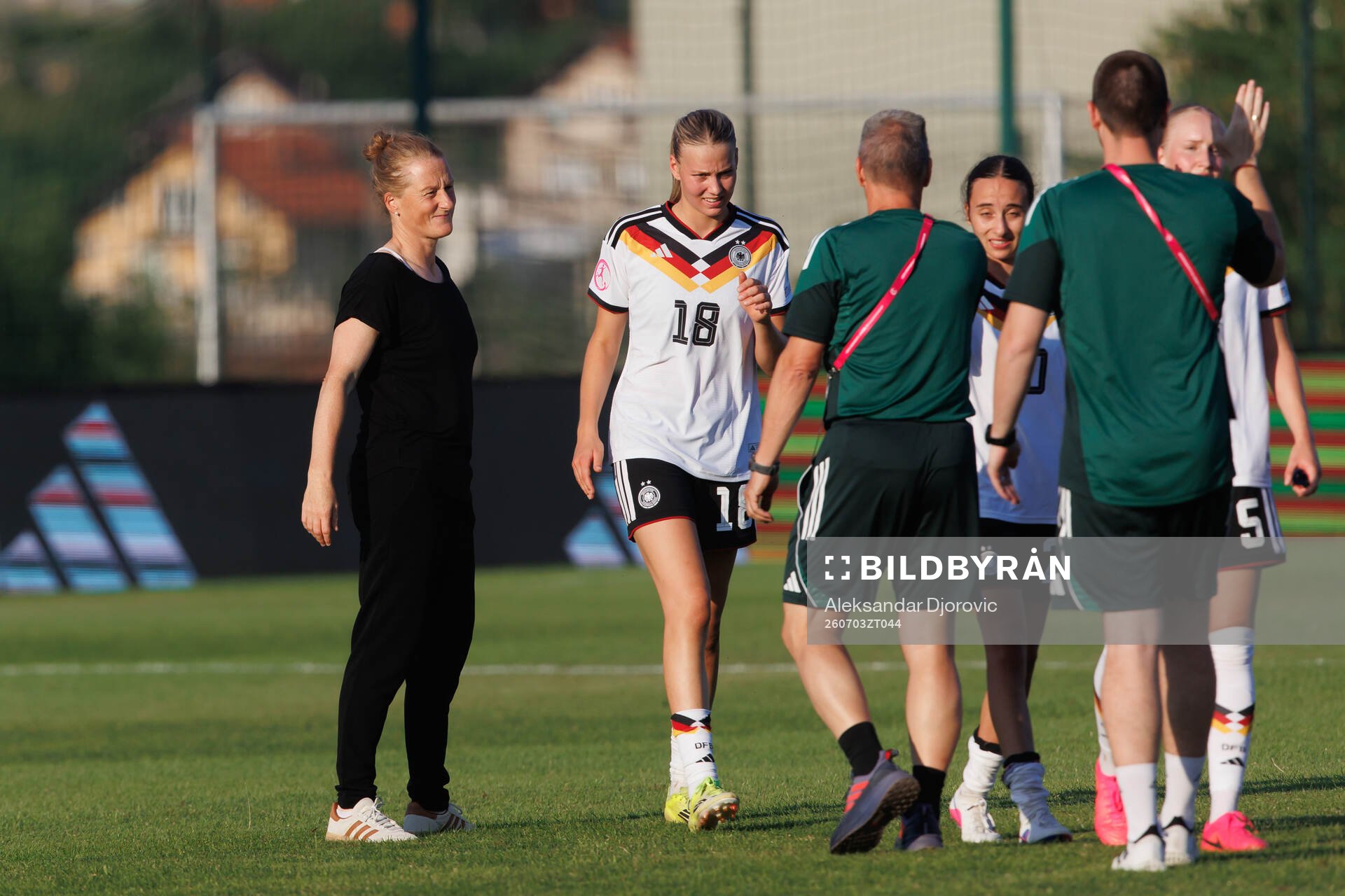Head coach Melanie Behringer of Germany