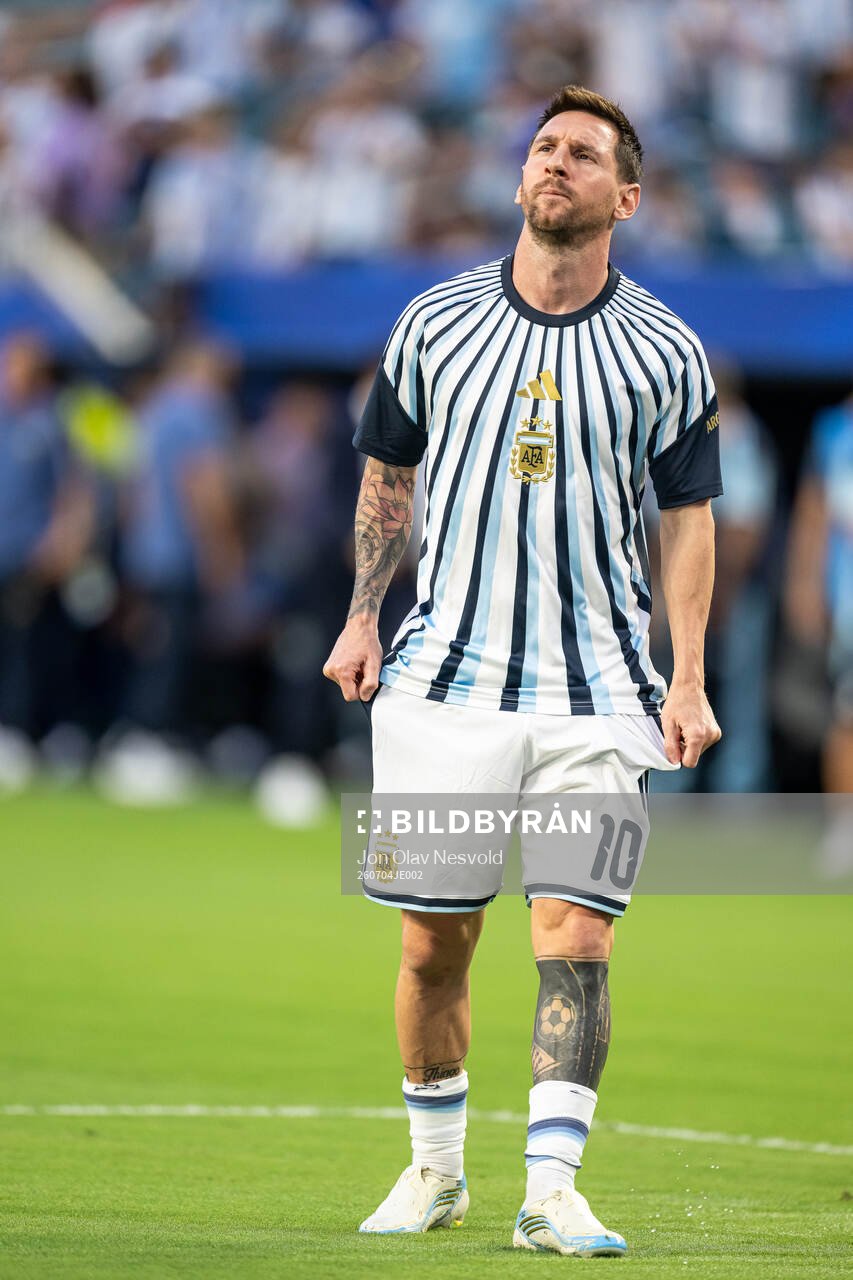 Lionel Messi of Argentina