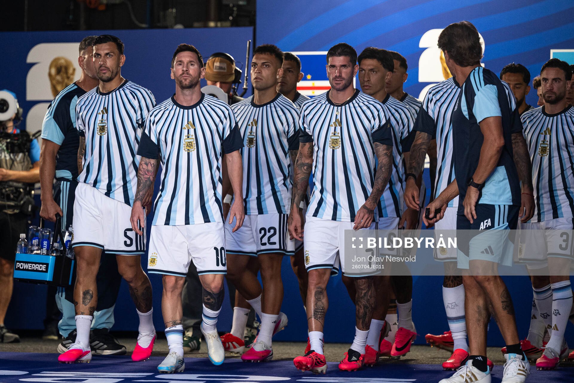 Lionel Messi of Argentina