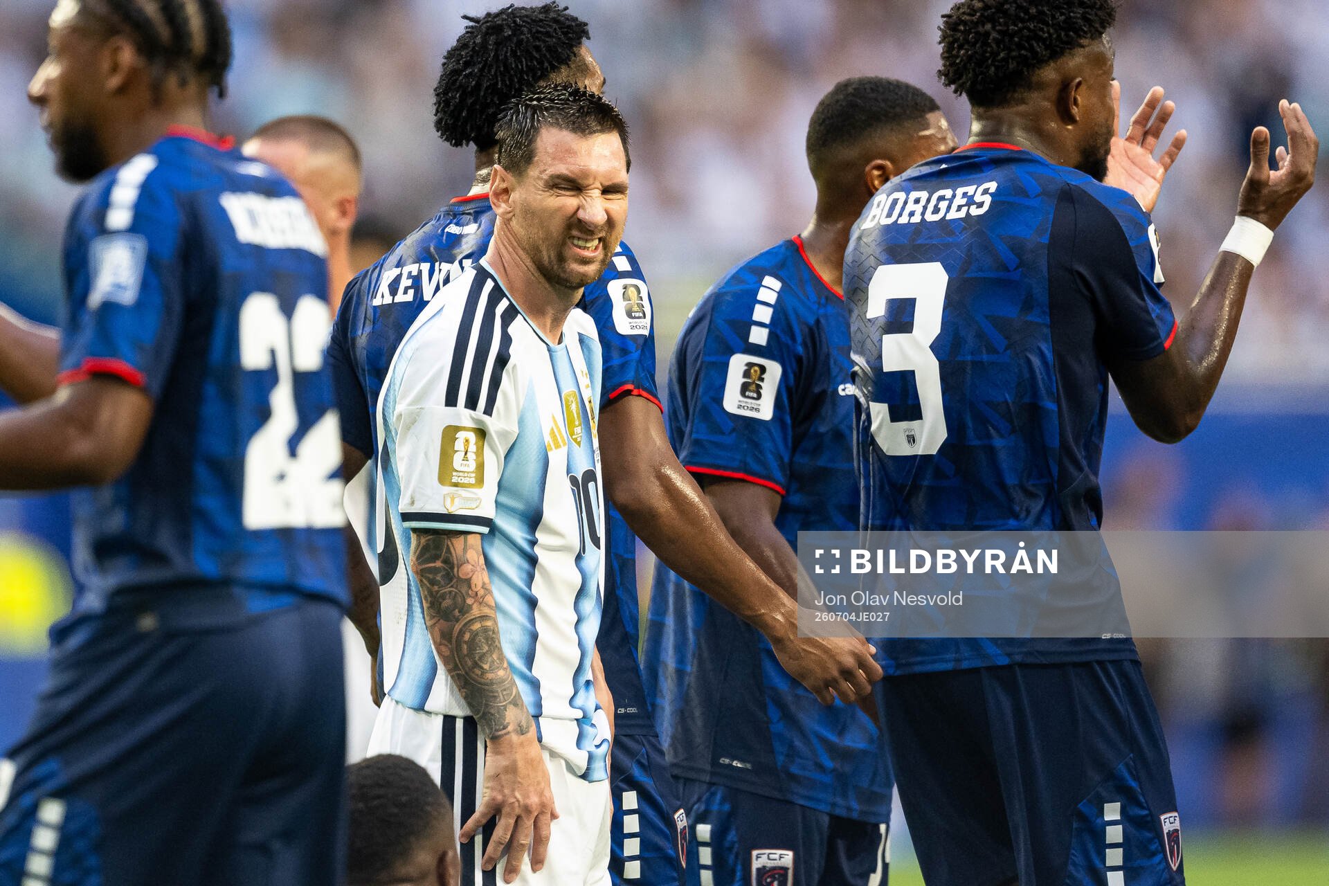 Lionel Messi of Argentina