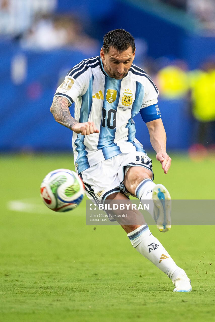 Lionel Messi of Argentina