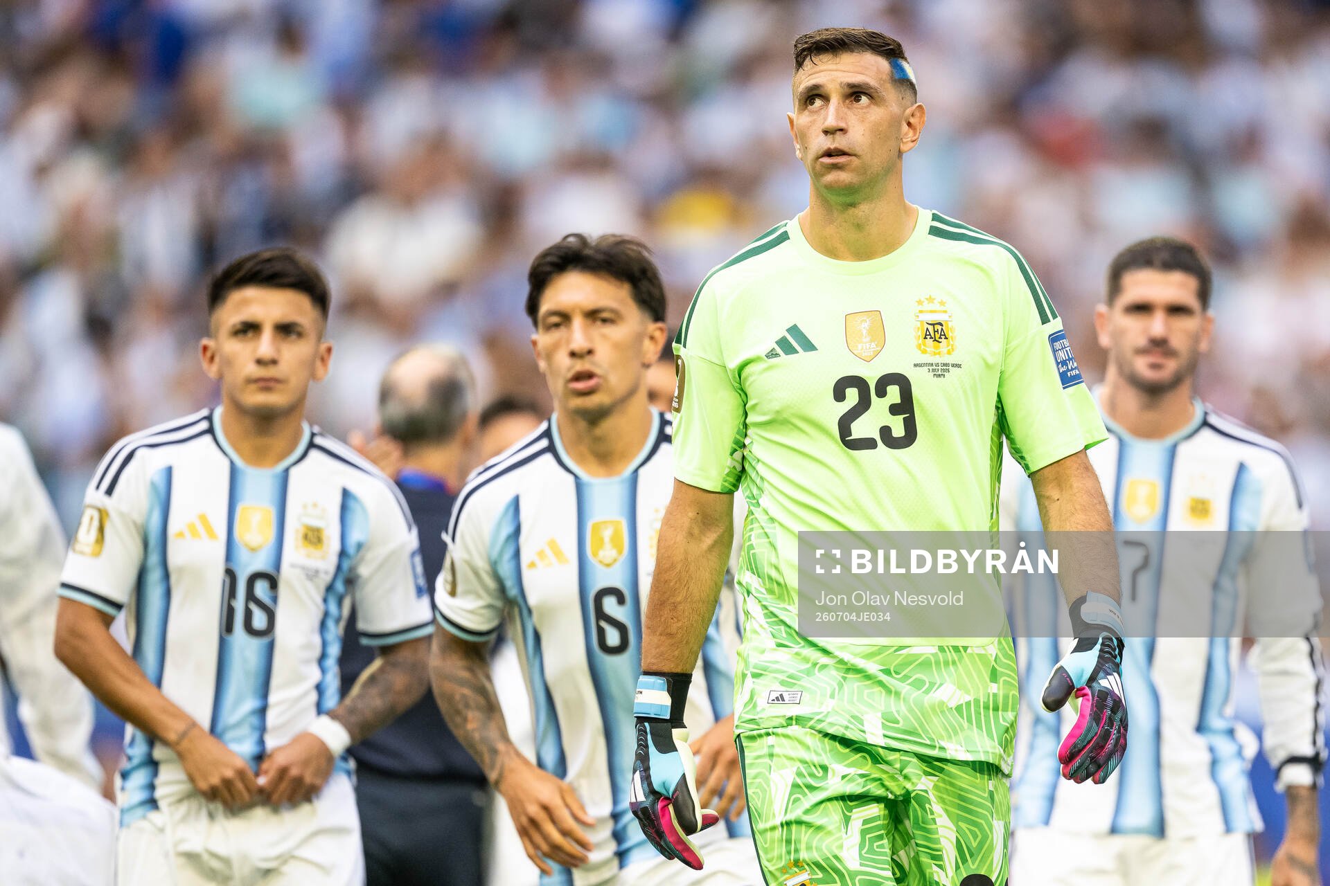 Goalkeeper Emiliano Martinez of Argentina