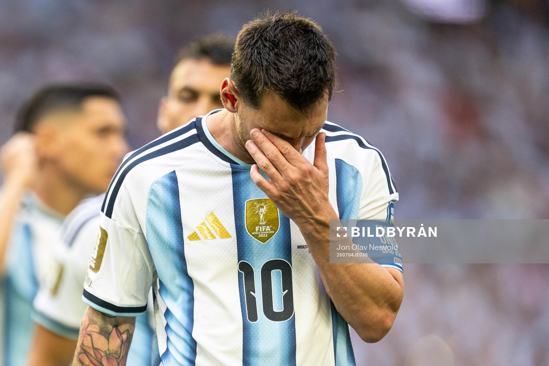 Lionel Messi of Argentina