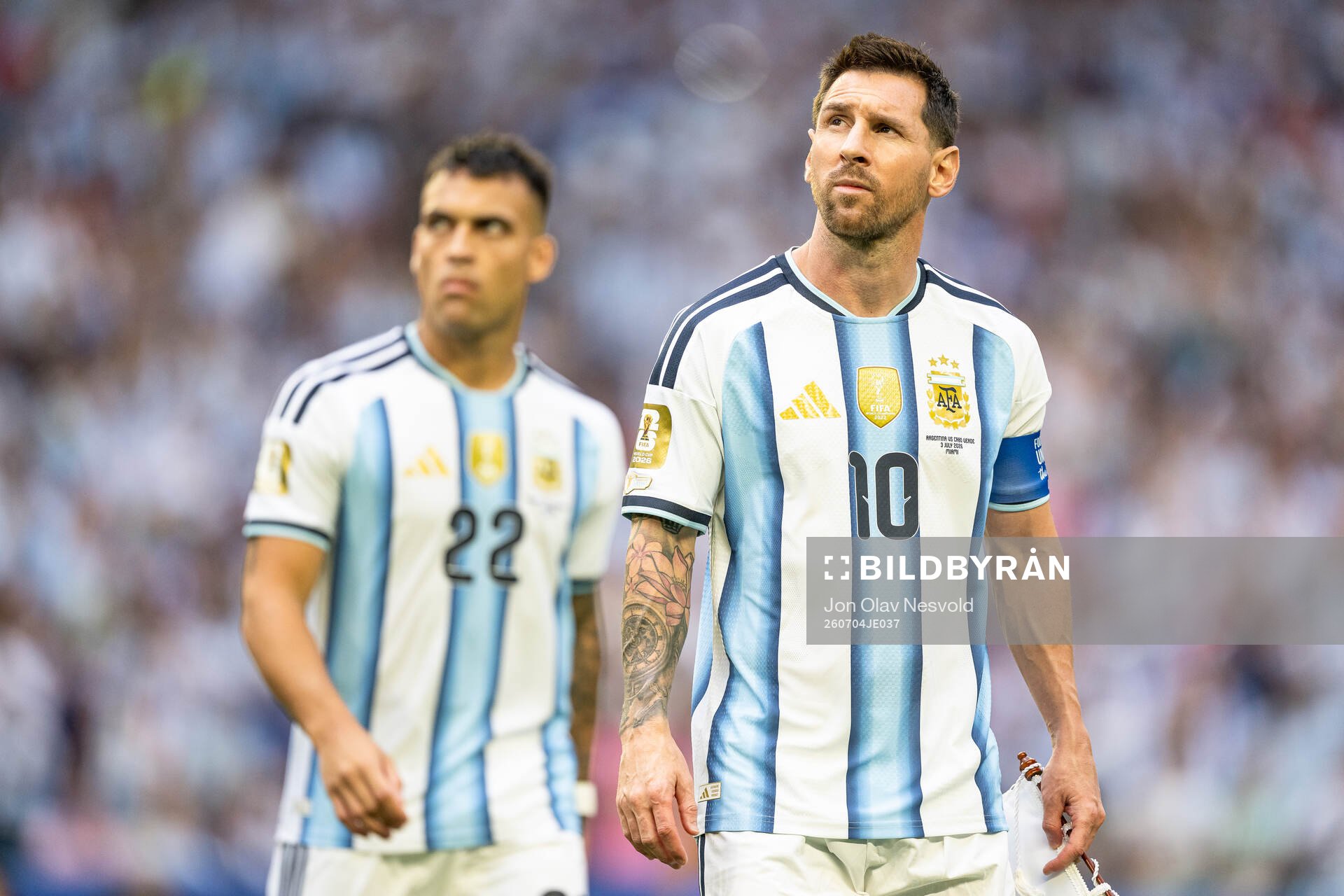 Lionel Messi of Argentina