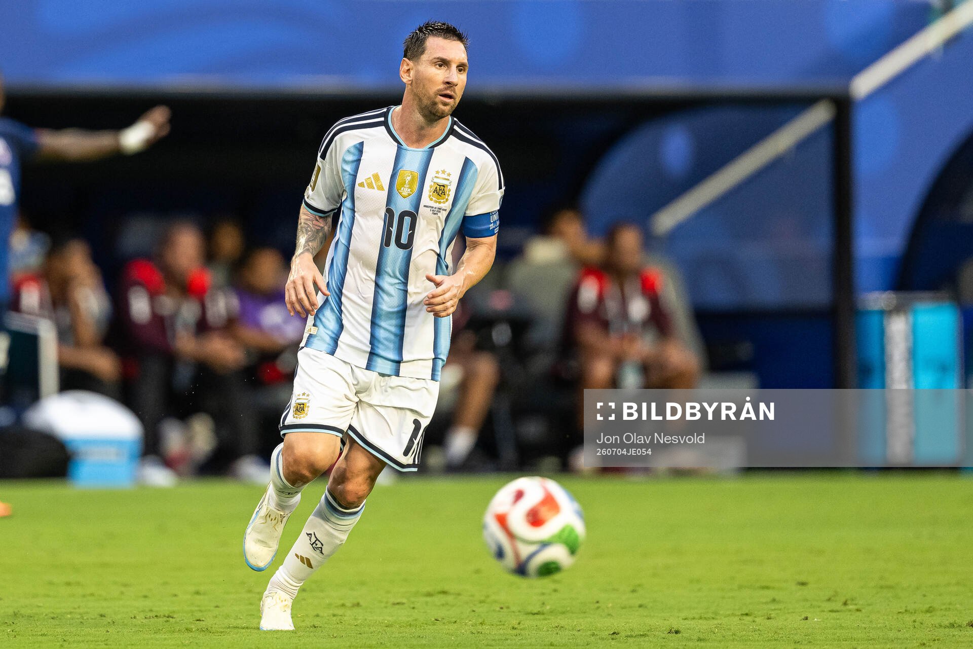 Lionel Messi of Argentina