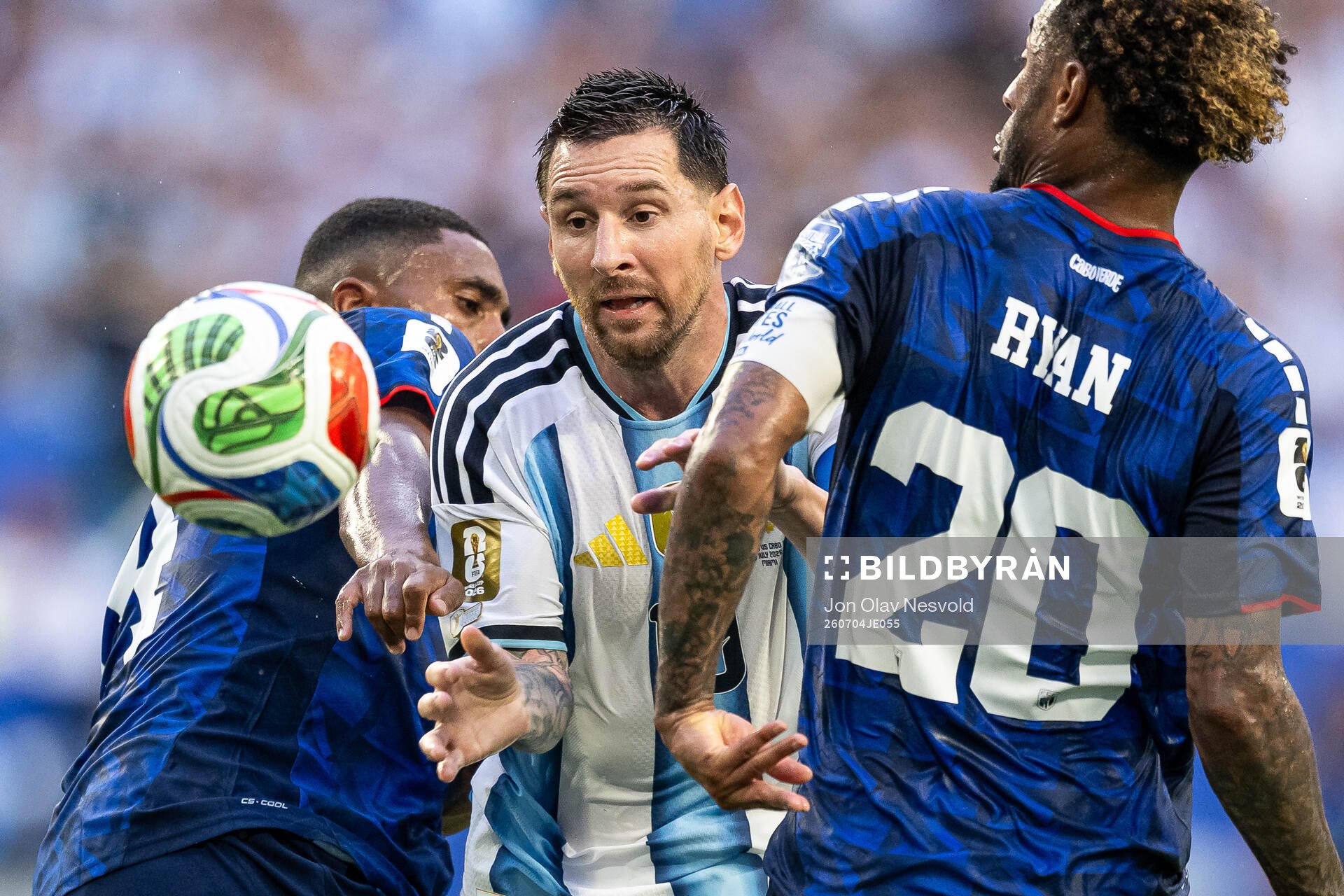 Lionel Messi of Argentina