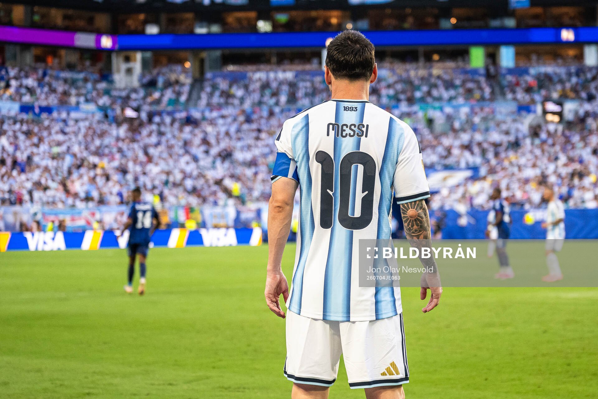 Lionel Messi of Argentina