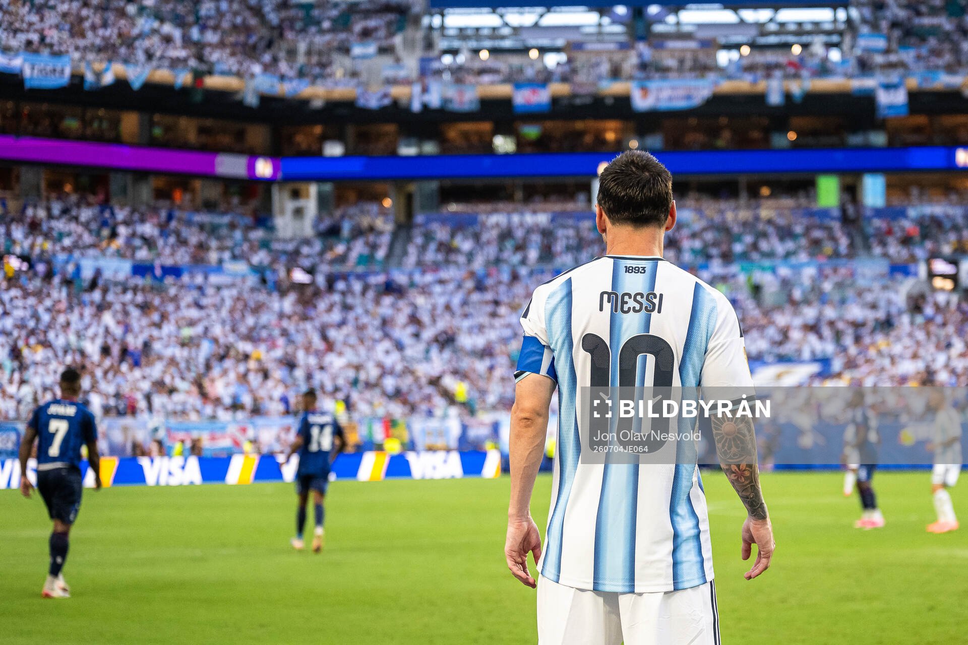 Lionel Messi of Argentina