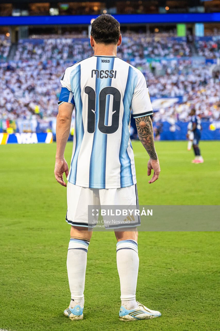 Lionel Messi of Argentina