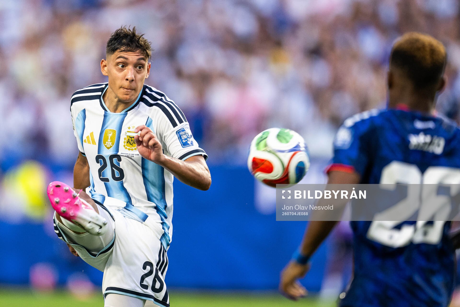 Nahuel Molina of Argentina