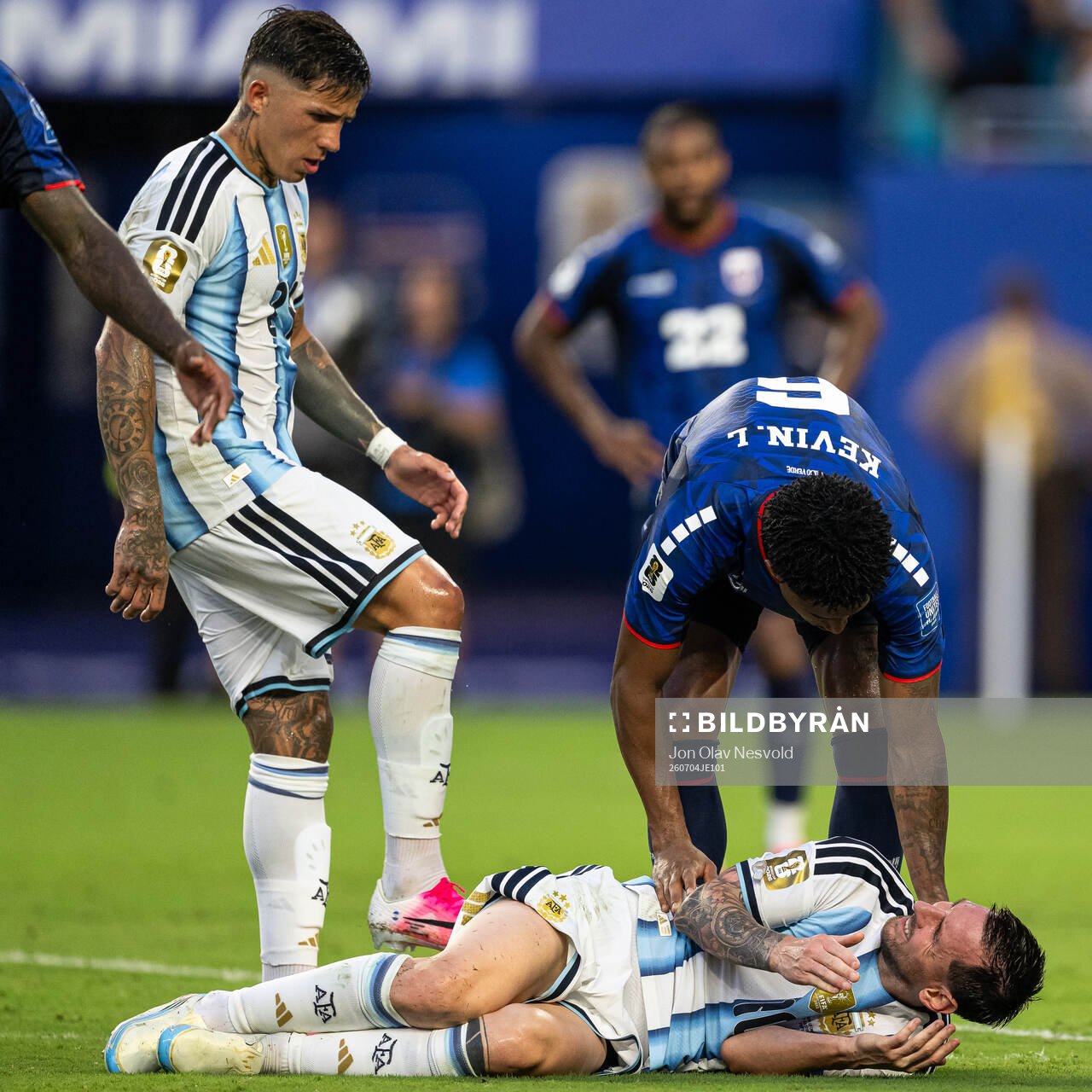 Lionel Messi of Argentina