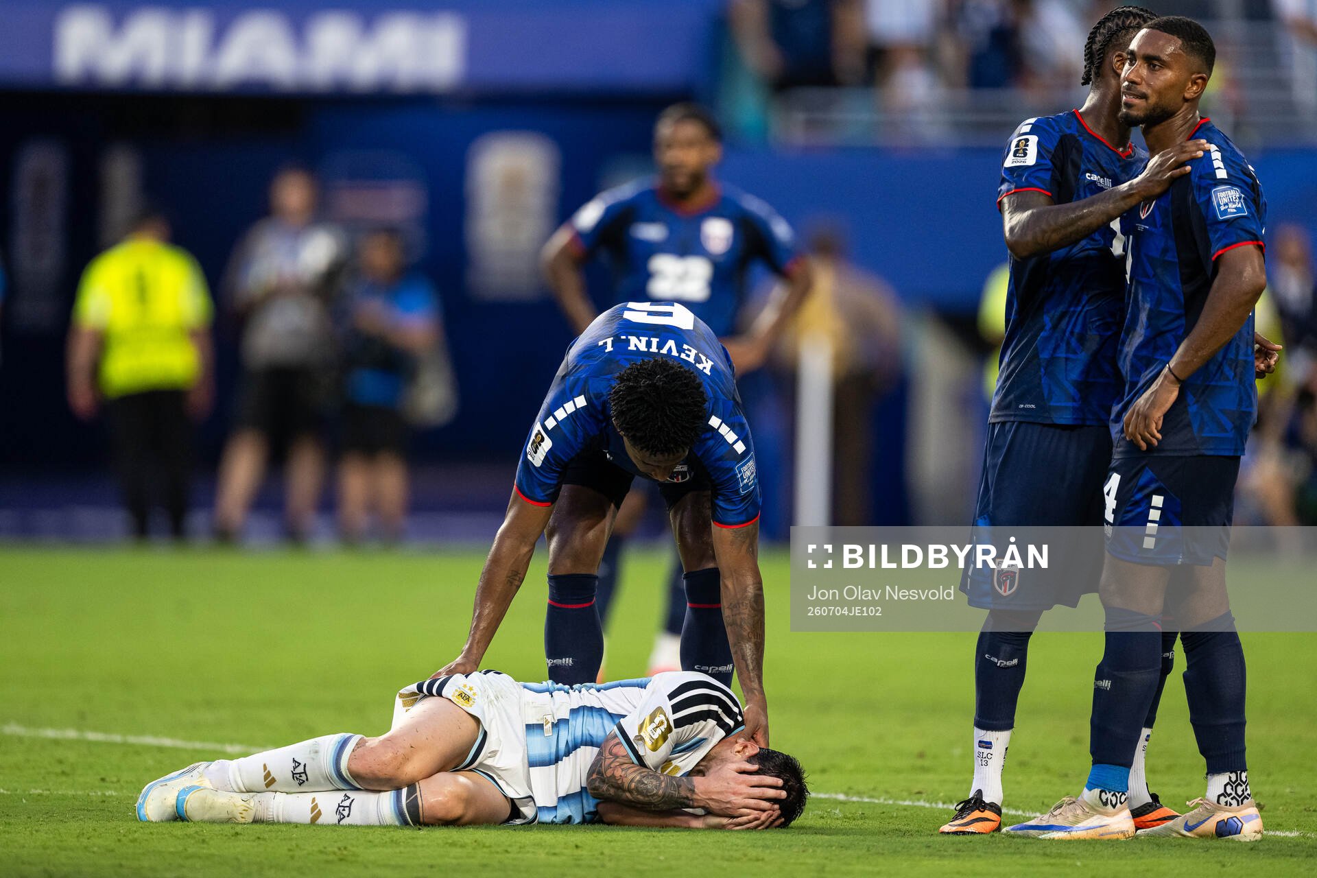 Lionel Messi of Argentina