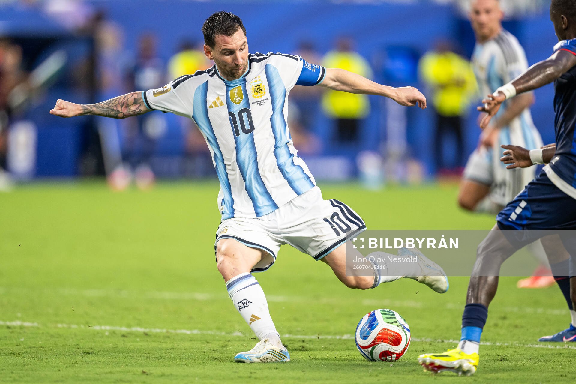 Lionel Messi of Argentina