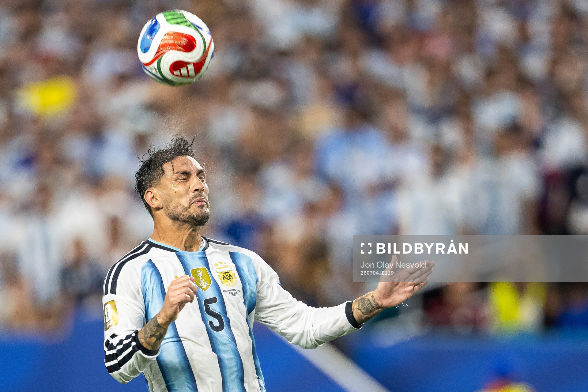 Leandro Paredes of Argentina