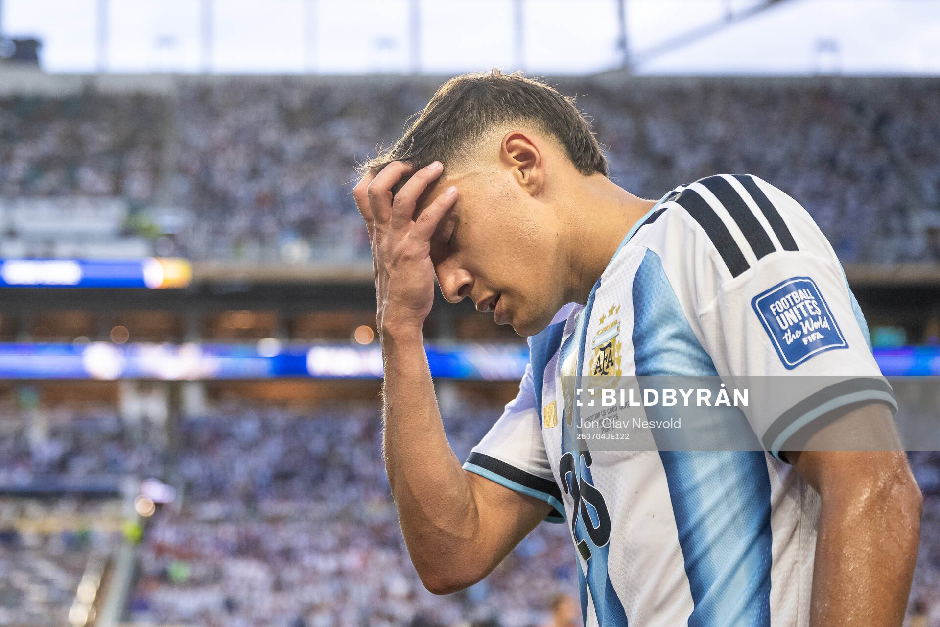 Nahuel Molina of Argentina