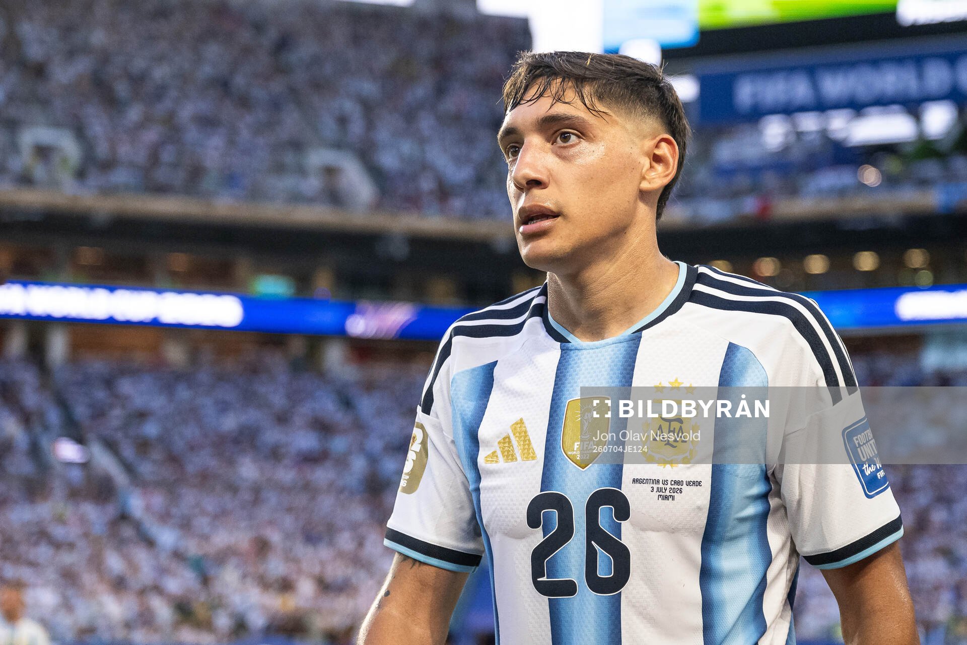 Nahuel Molina of Argentina