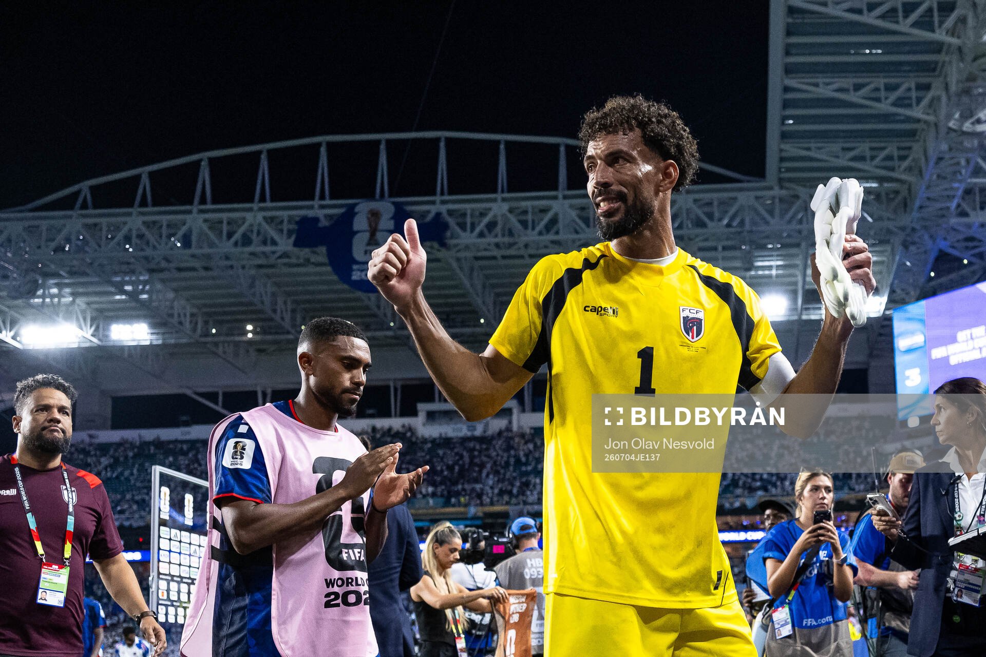 Goalkeeper Vozinha of Cabo Verde