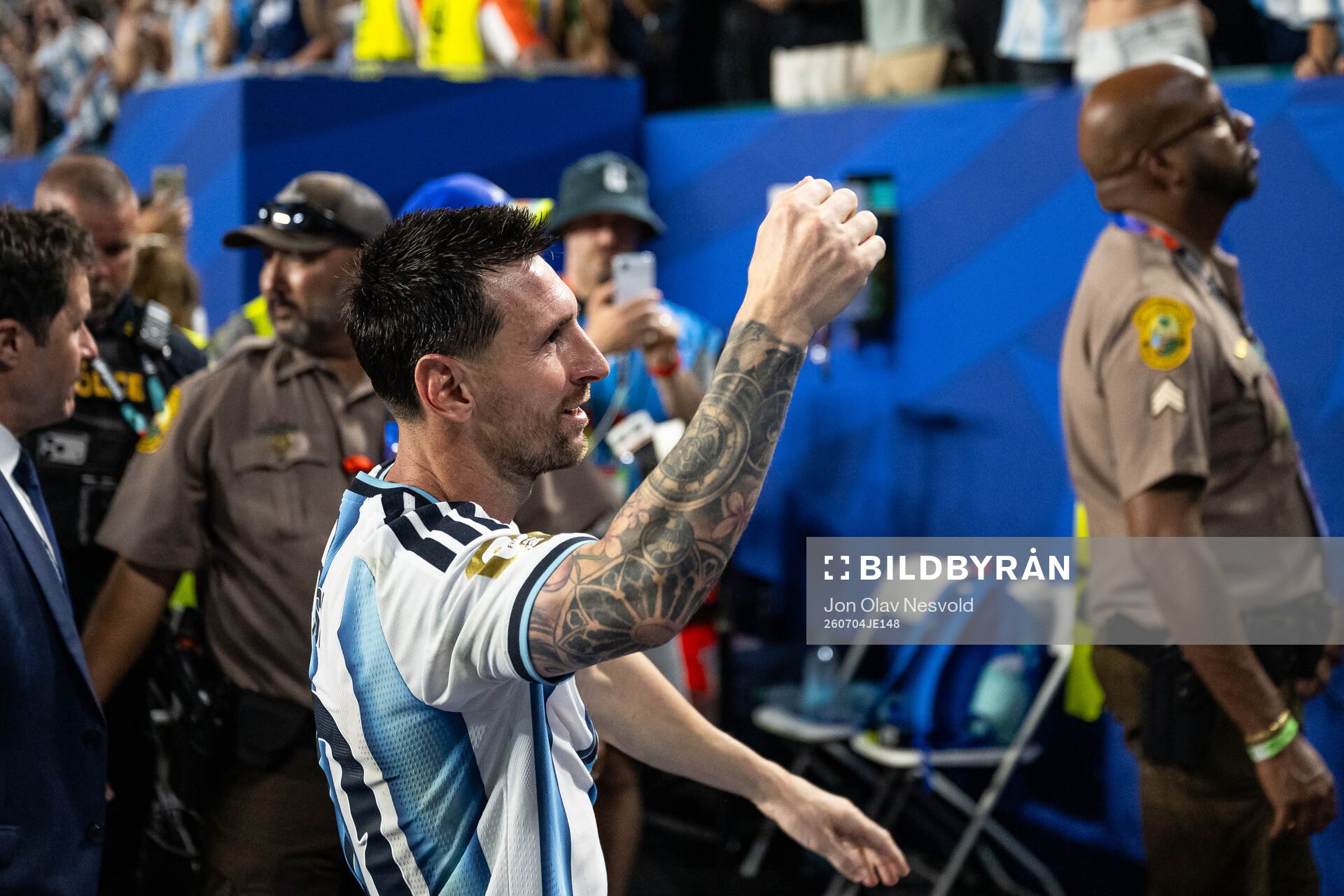 Lionel Messi of Argentina