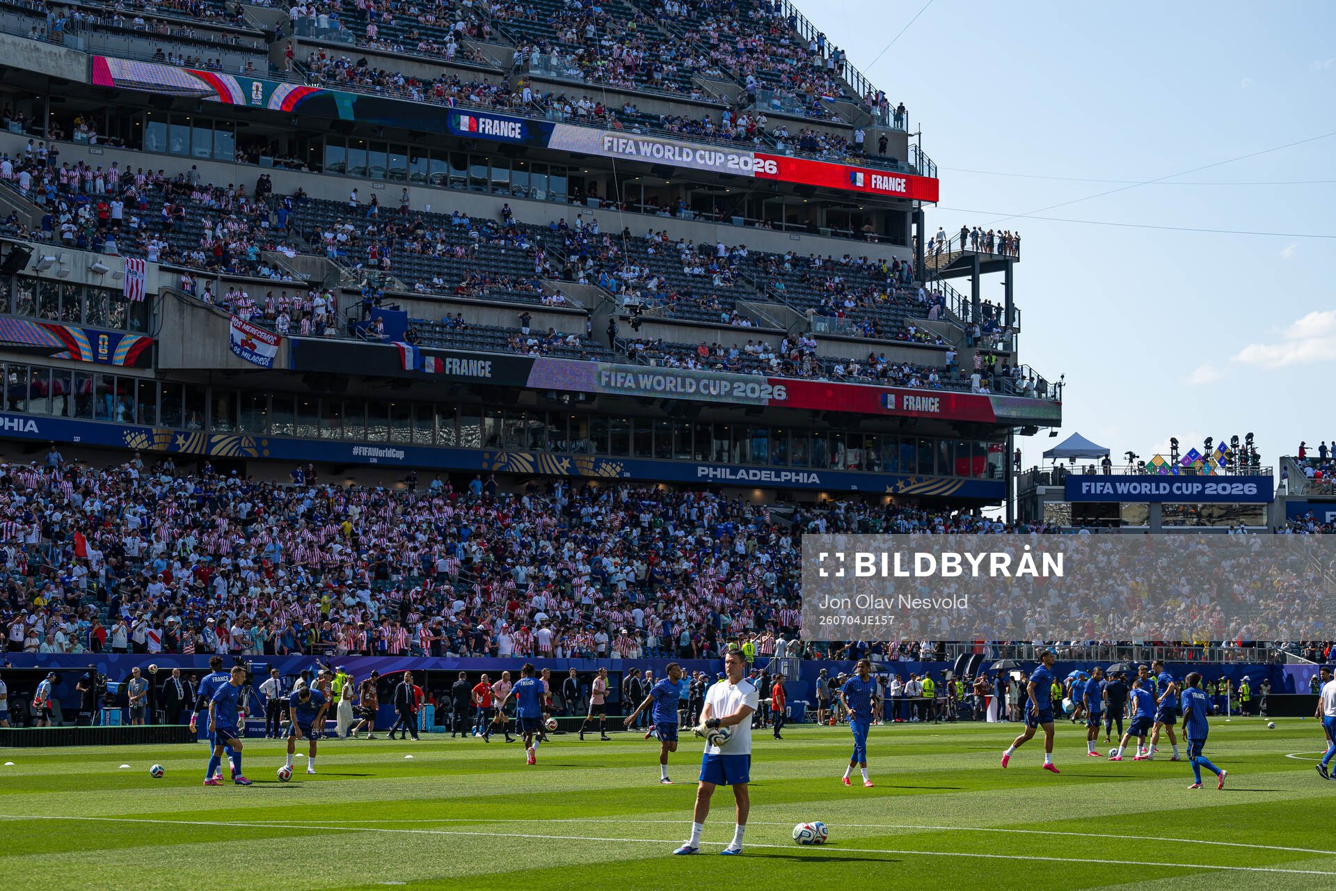 General interior view of Philadelphia Stadium