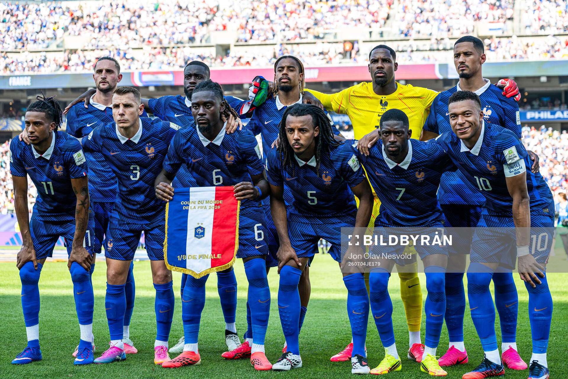 Starting eleven of France