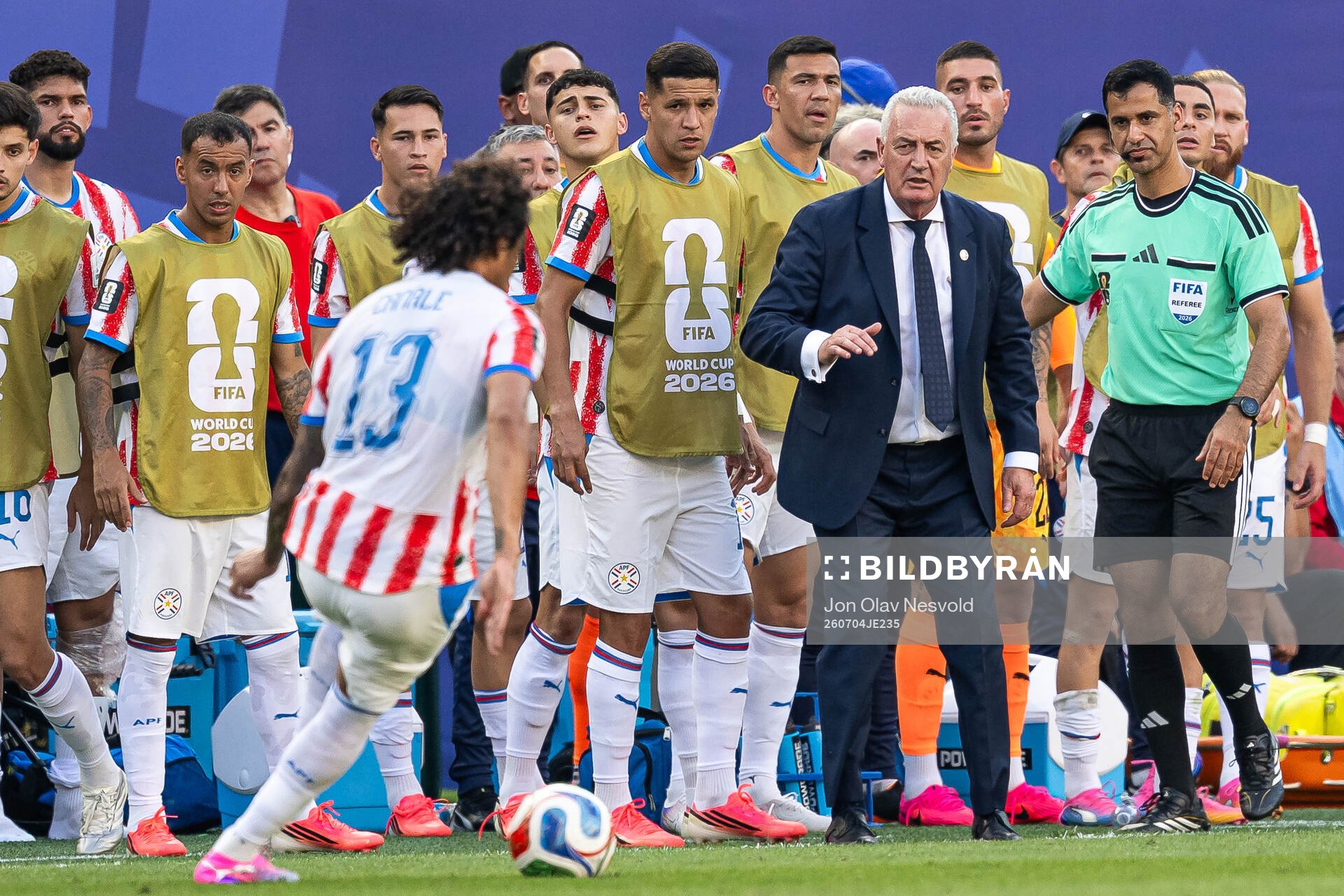 Head coach Gustavo Julio Alfaro of Paraguay