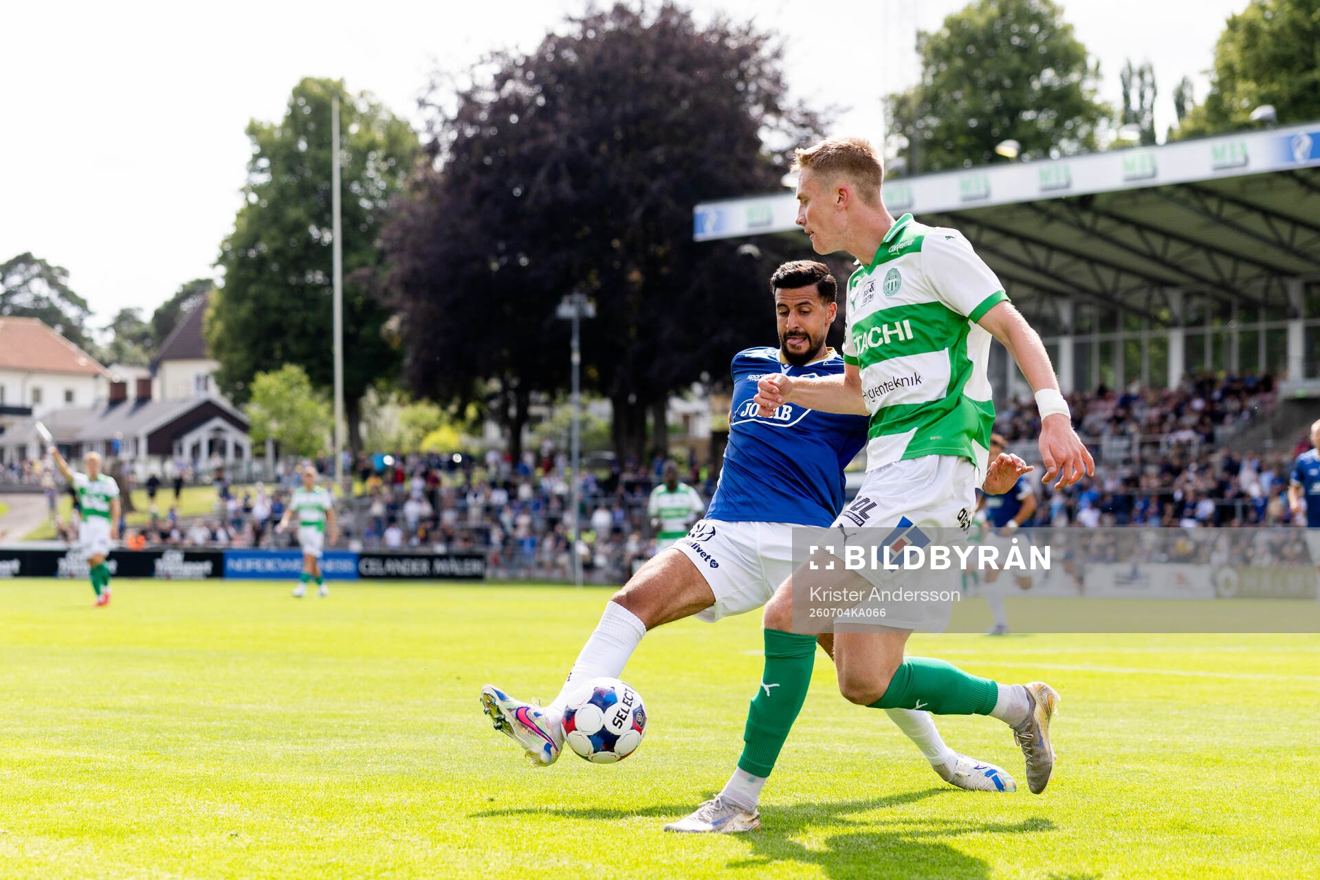 Halmstads Rami Kaib och Västerås Karl Gunnarsson
