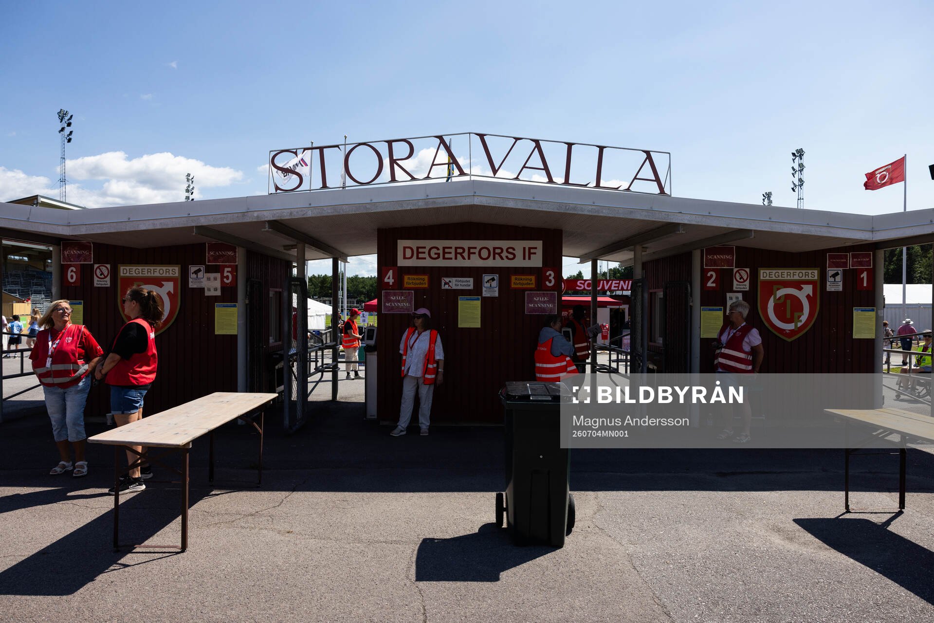 Exteriör vy av Stora Vallla