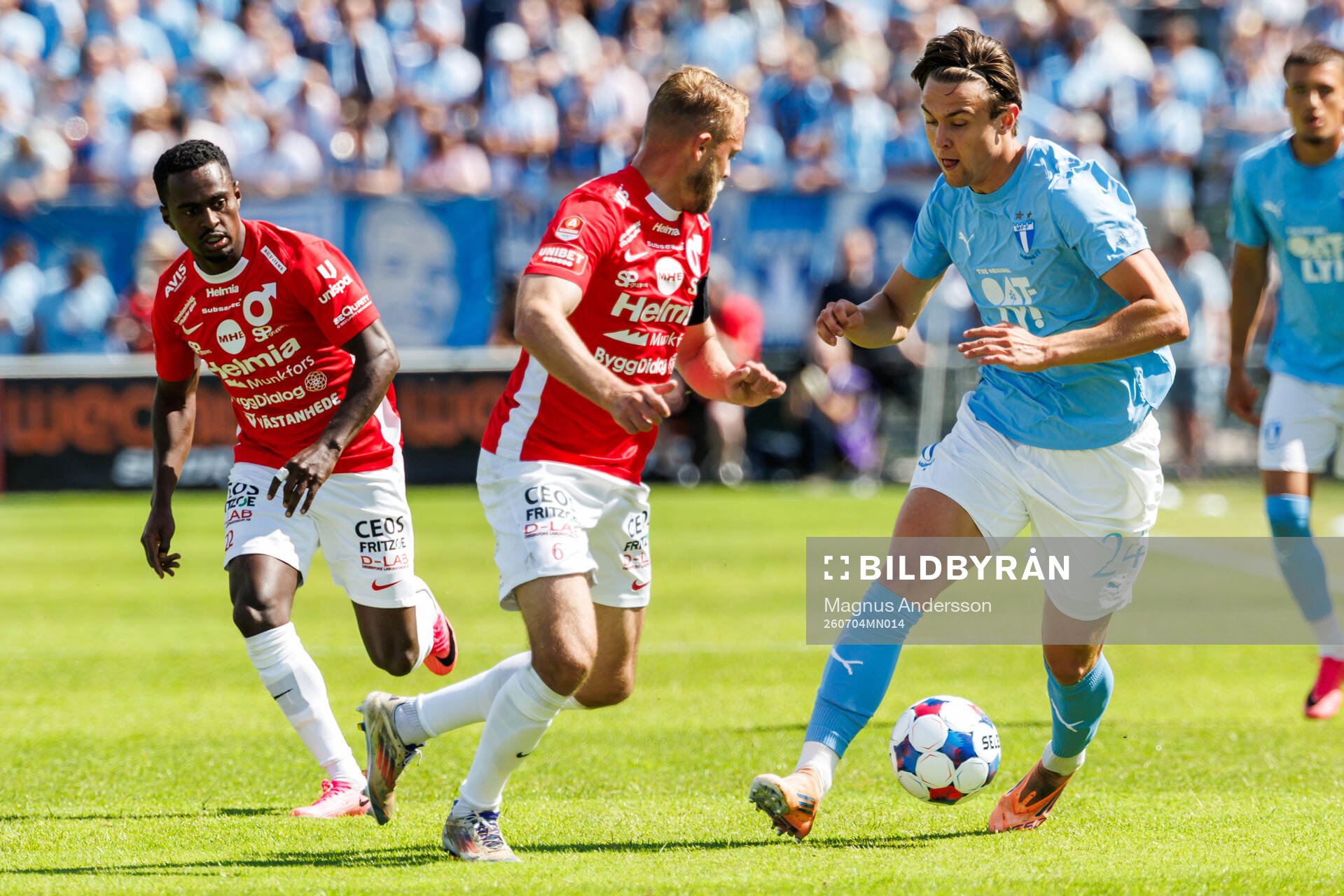 Degerfors Mamadouba Diaby, Daniel Sundgren  och Malmö FFs