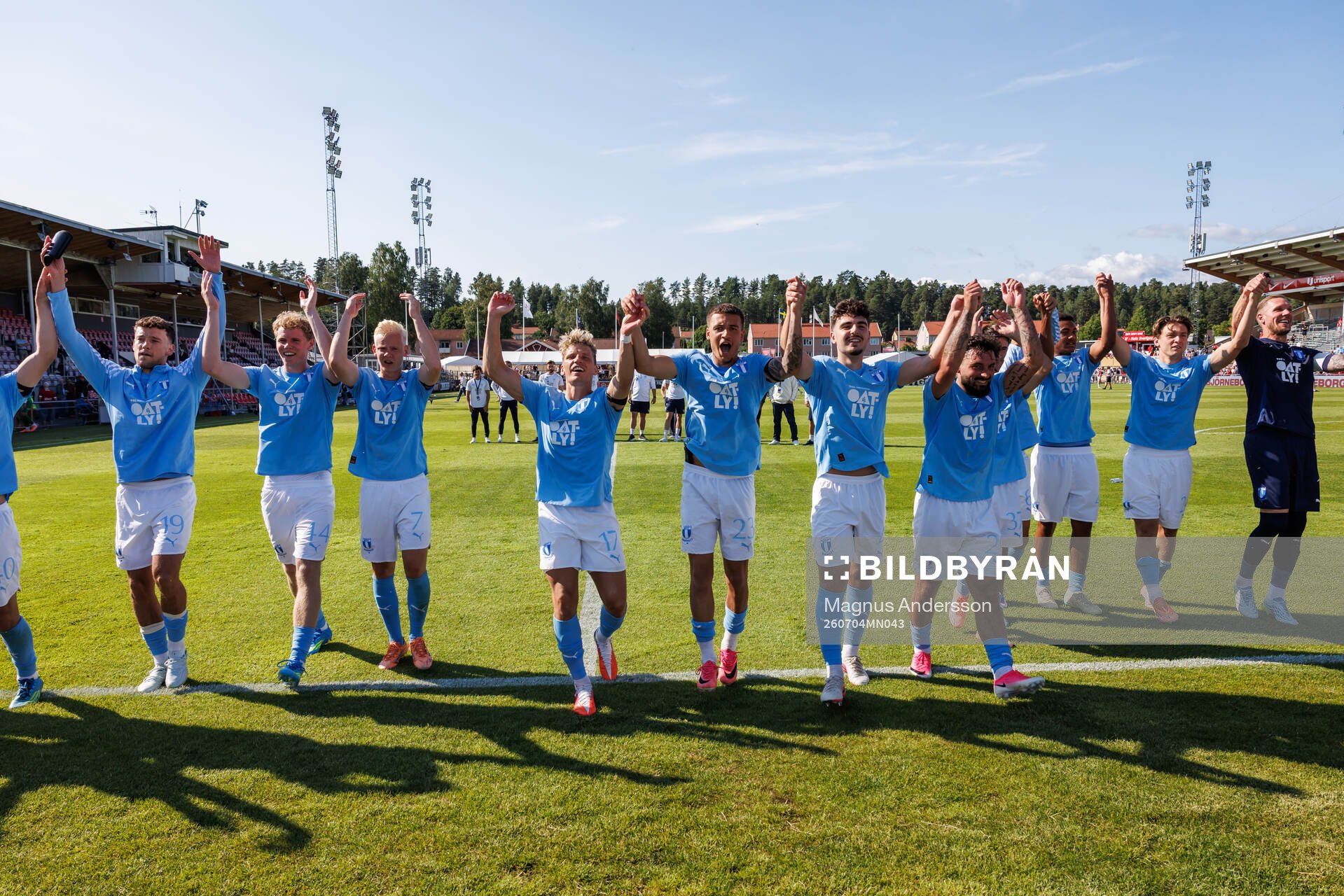 Malmö FFs Colin Rösler, Malte Frejd Pålsson, Otto