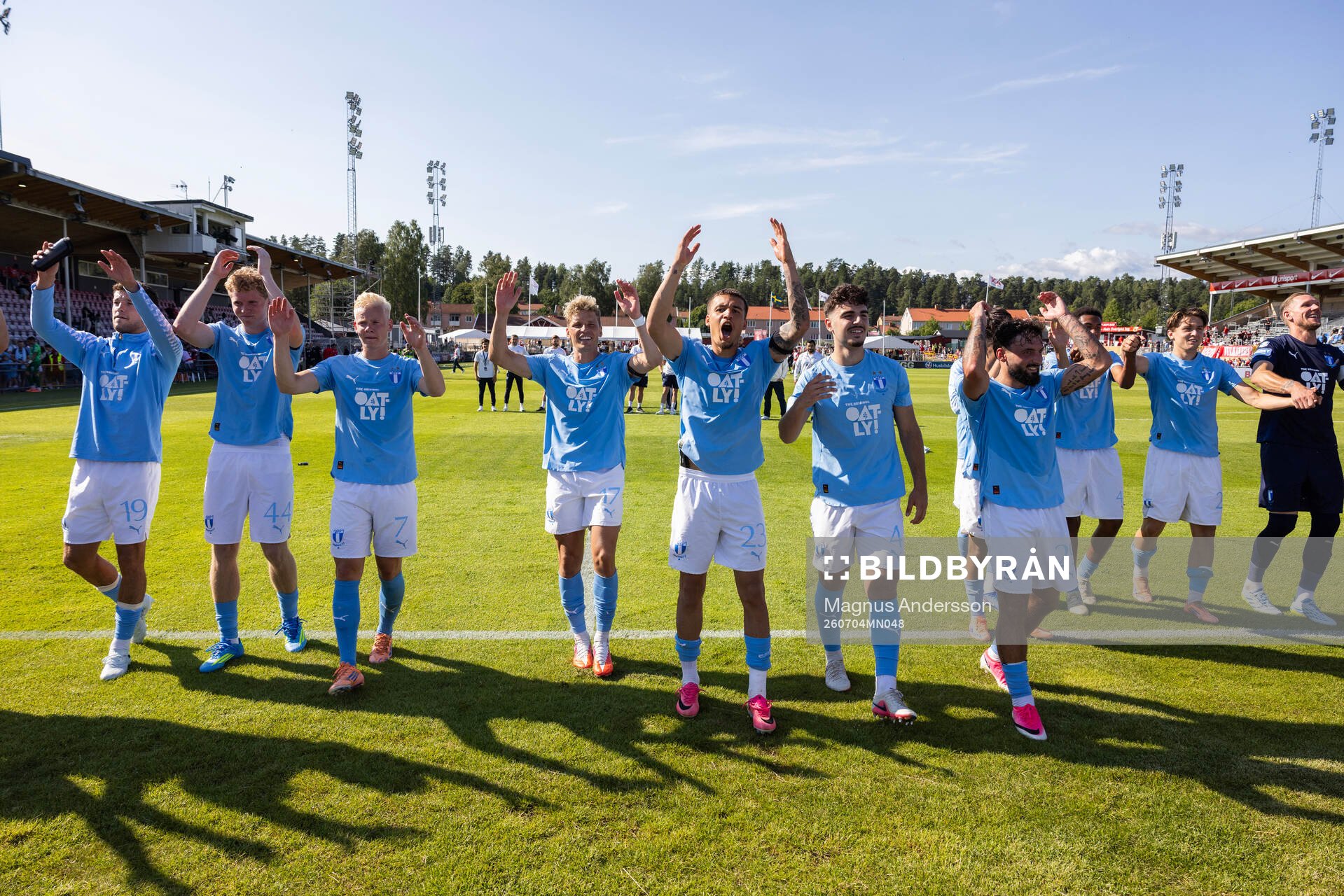 Malmö FFs spelare jublar