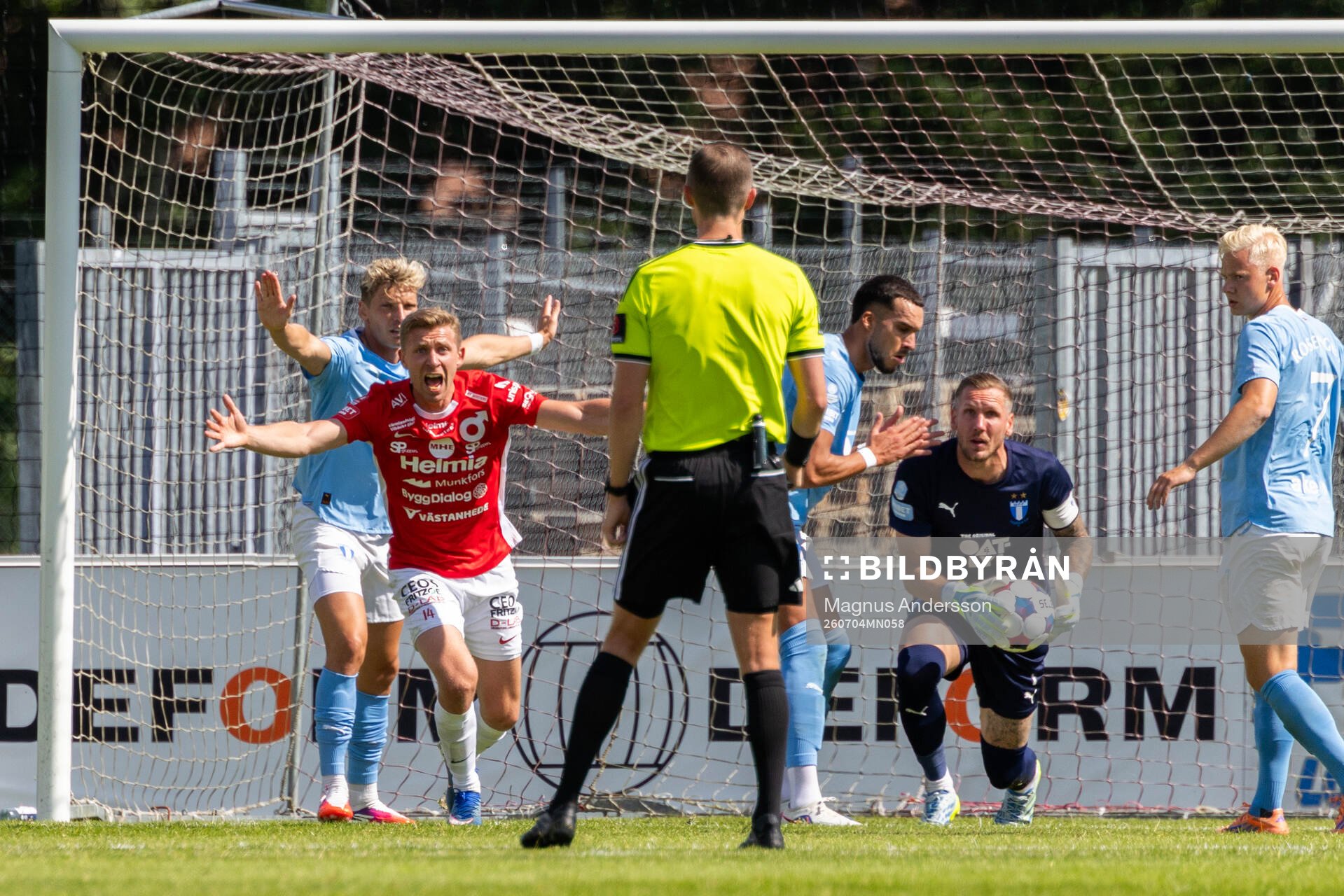 Degerfors Ludvig Fritzson reagerar