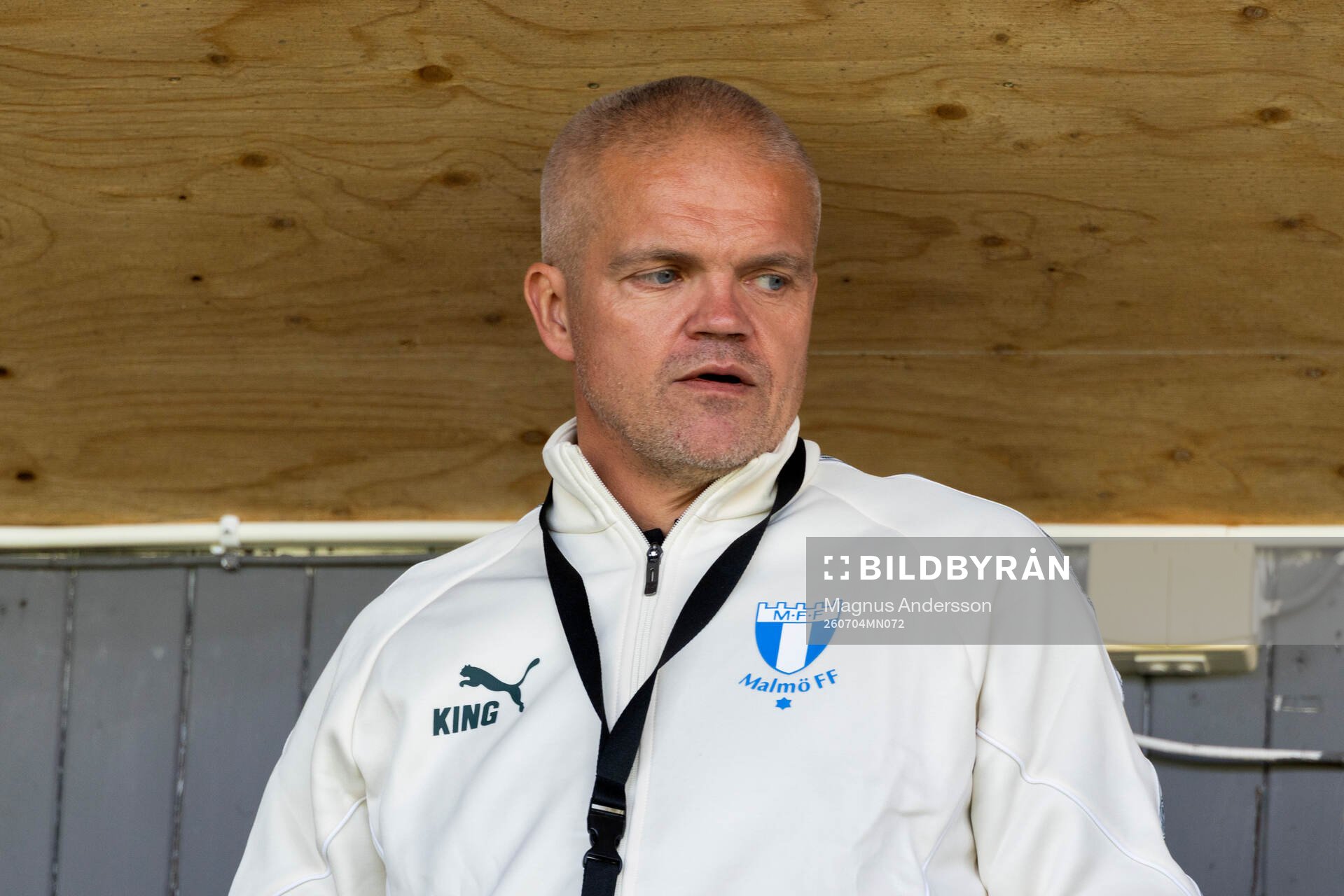 Malmö FFs huvudtränare Gaute Helstrup