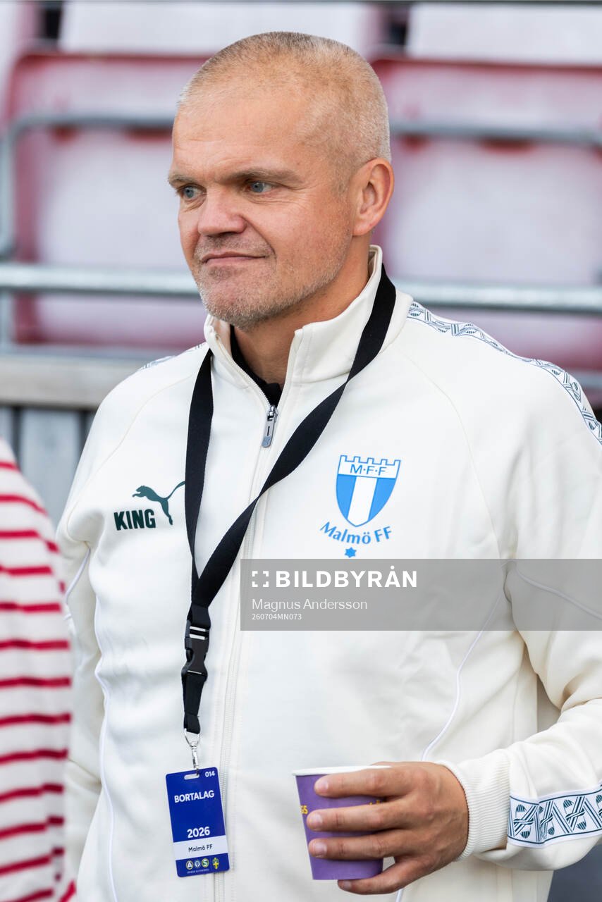 Malmö FFs huvudtränare Gaute Helstrup