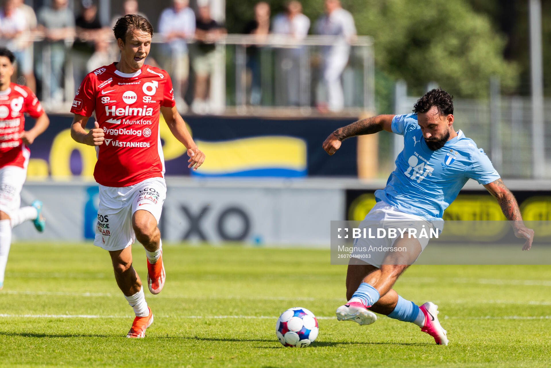 Degerfors Kazper Karlsson och Malmö FFs Sead Haksabanovic