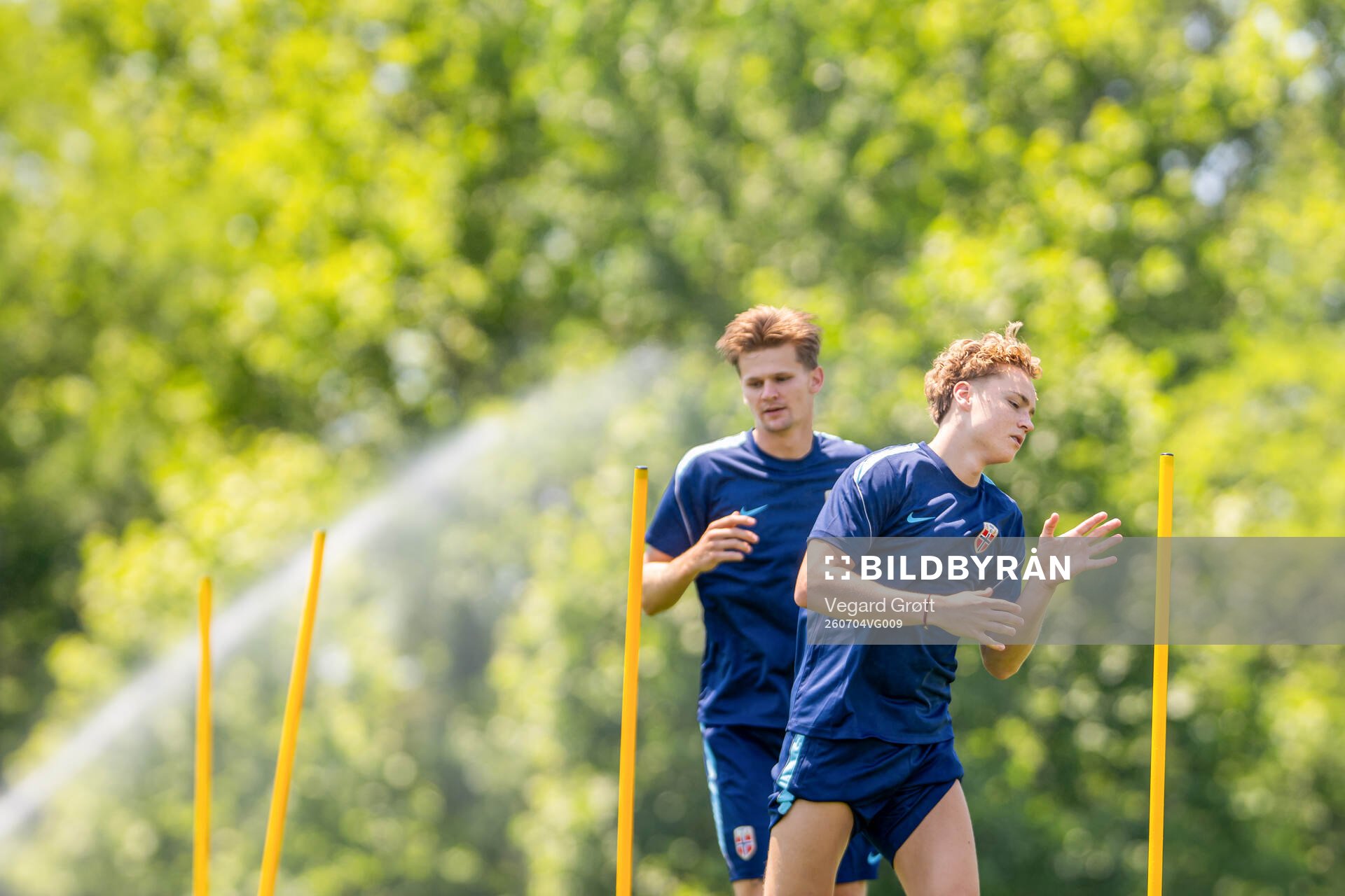 Andreas Schjelderup of the Norwegian national football team