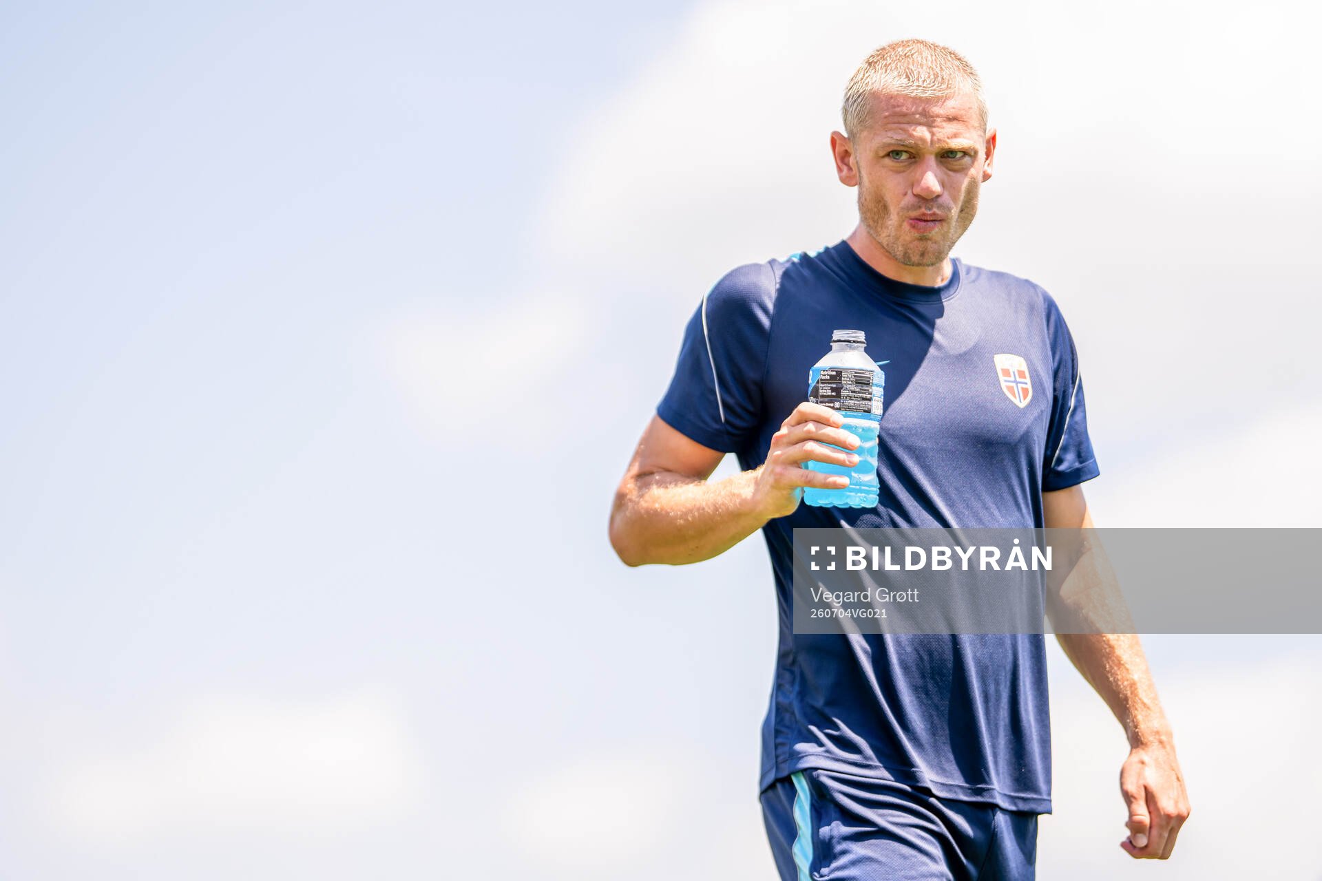 Julian Ryerson of the Norwegian national football team at a