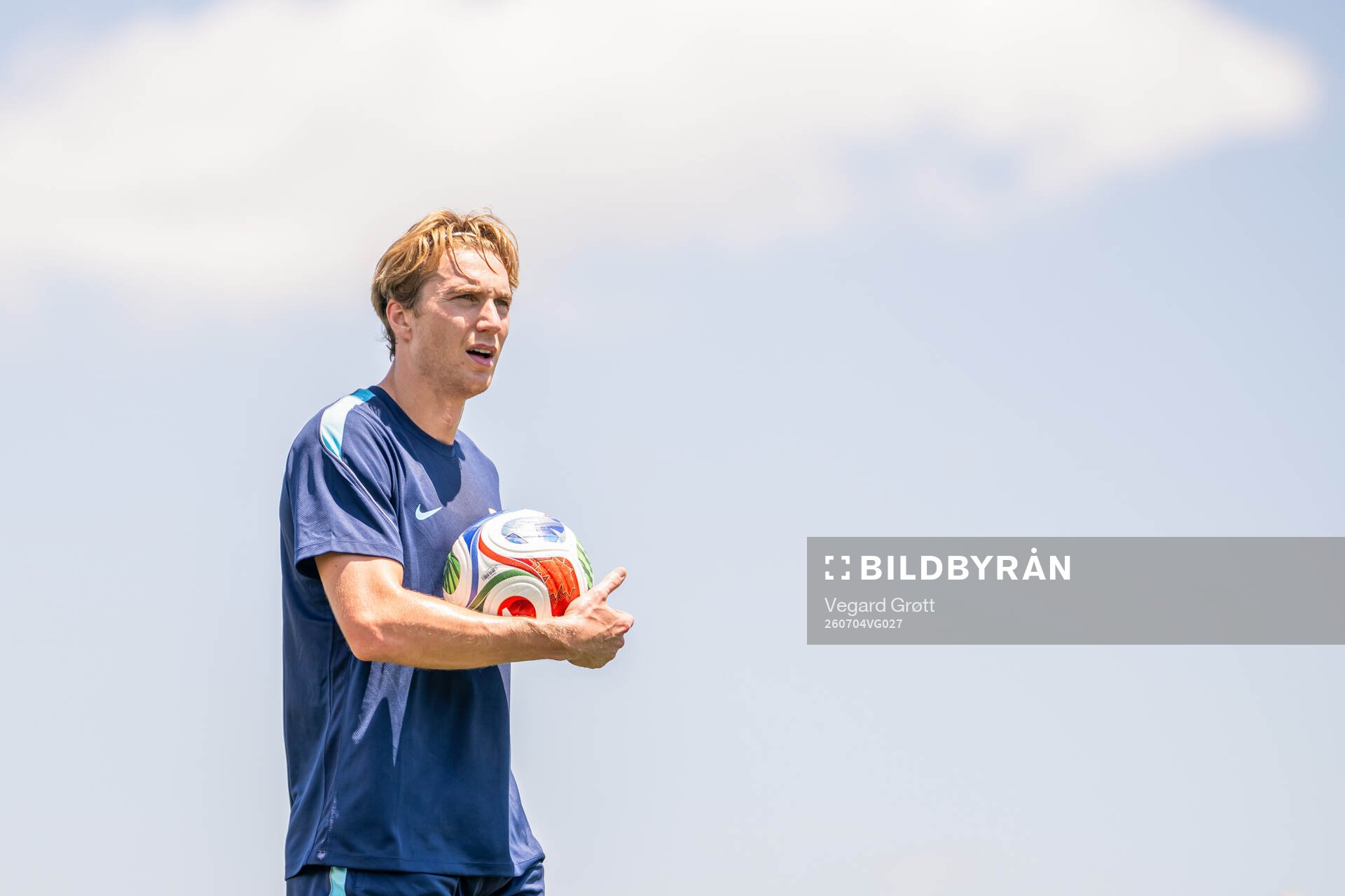 Kristian Thorstvedt of the Norwegian national football team