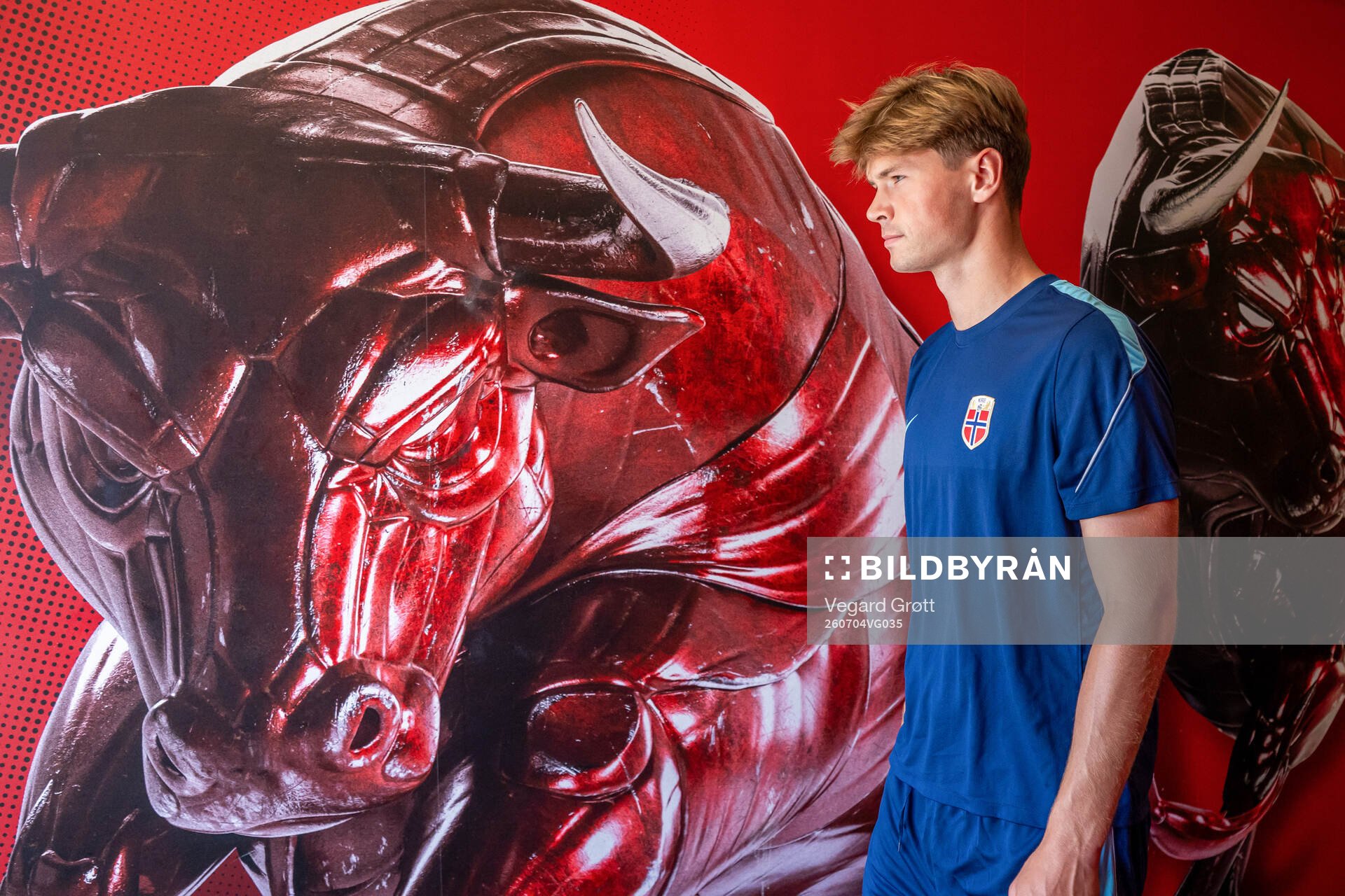 Henrik Falchener of the Norwegian national football team