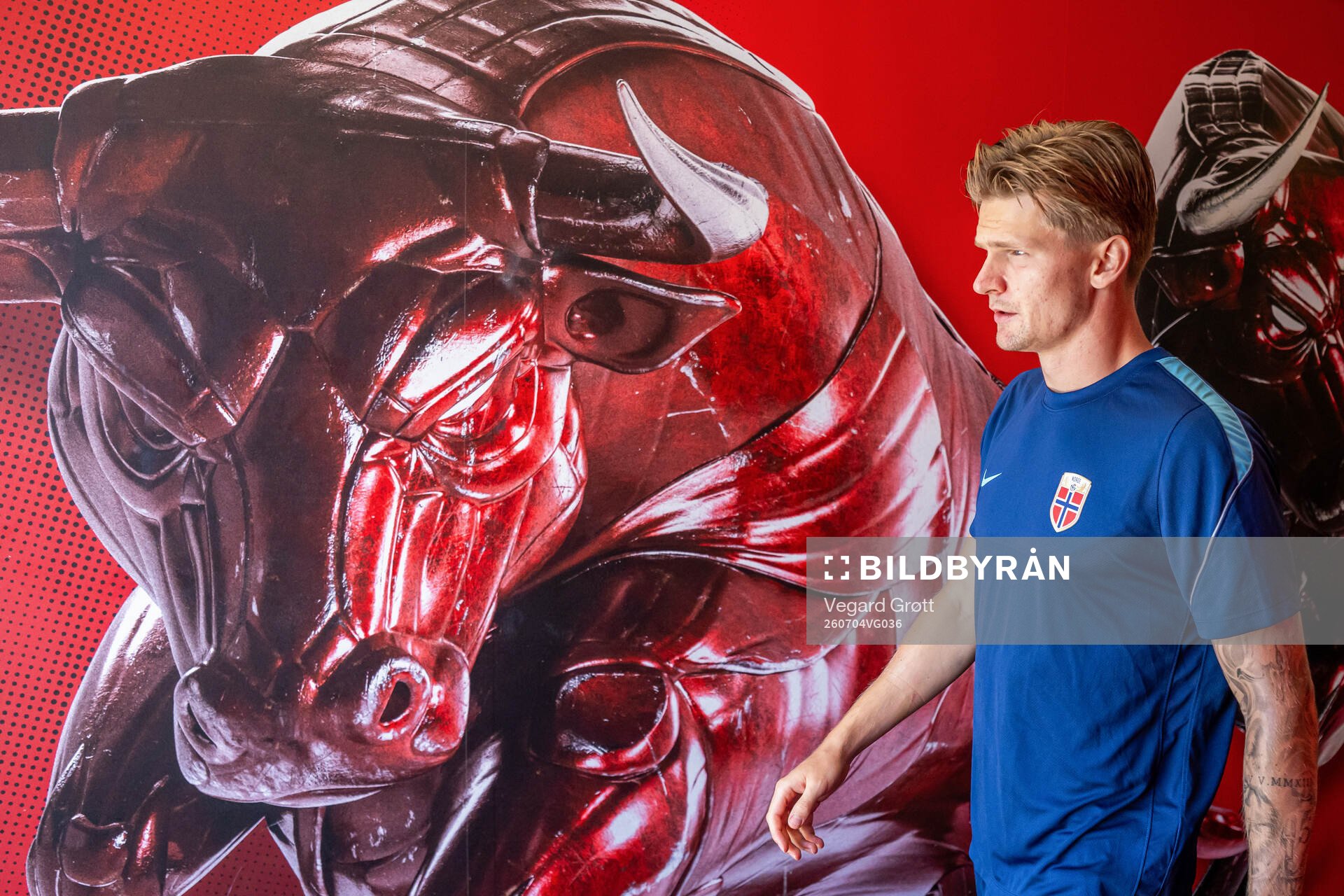 David Møller Wolfe of the Norwegian national football team
