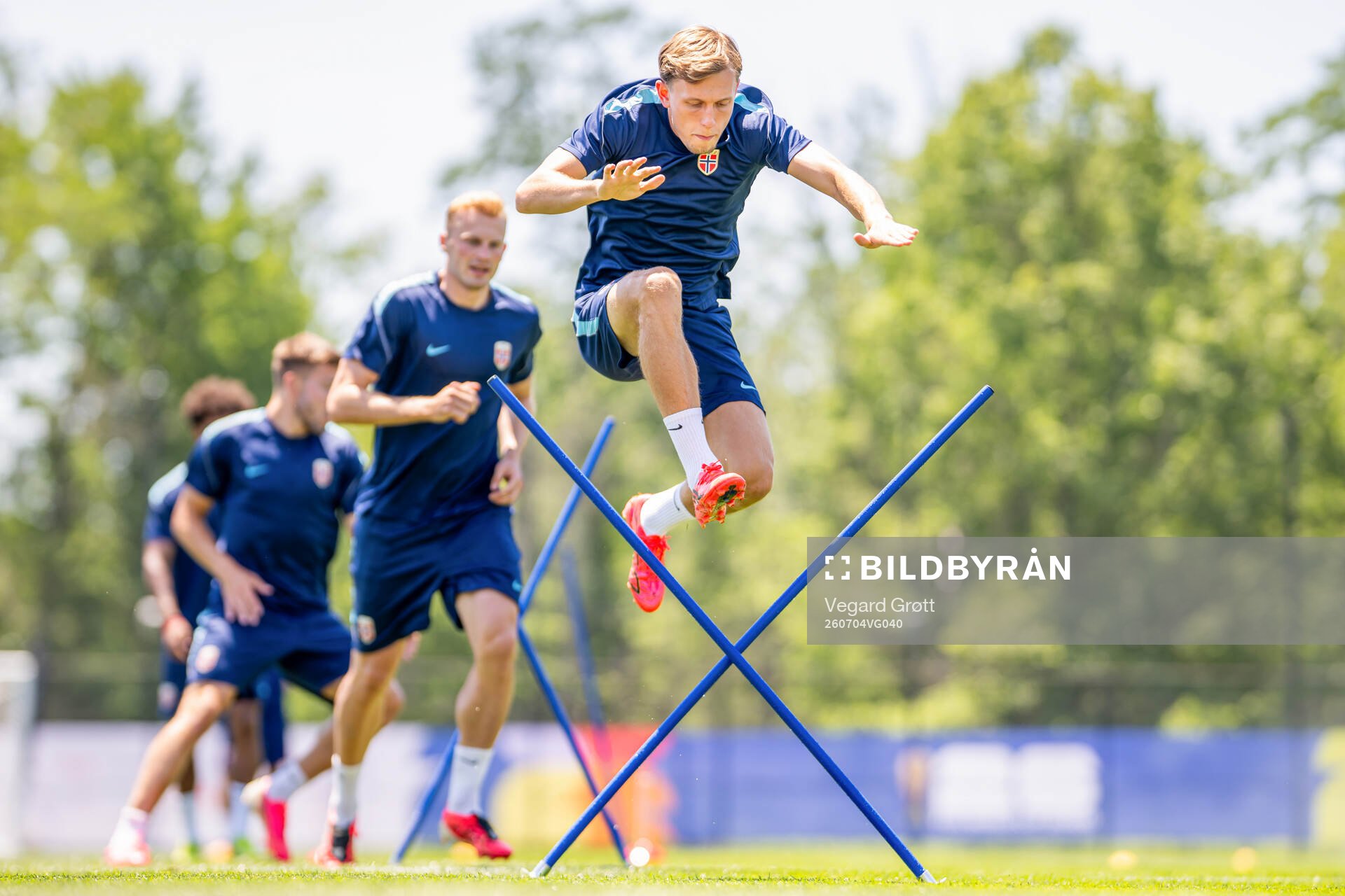 Marcus Holmgren Pedersen of the Norwegian national football
