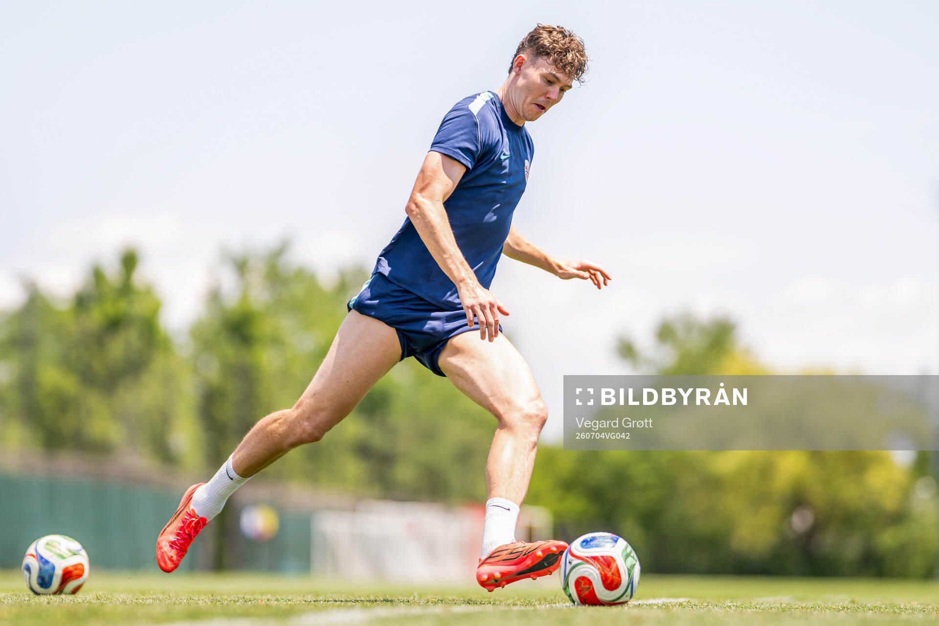 Jørgen Strand Larsen of the Norwegian national football