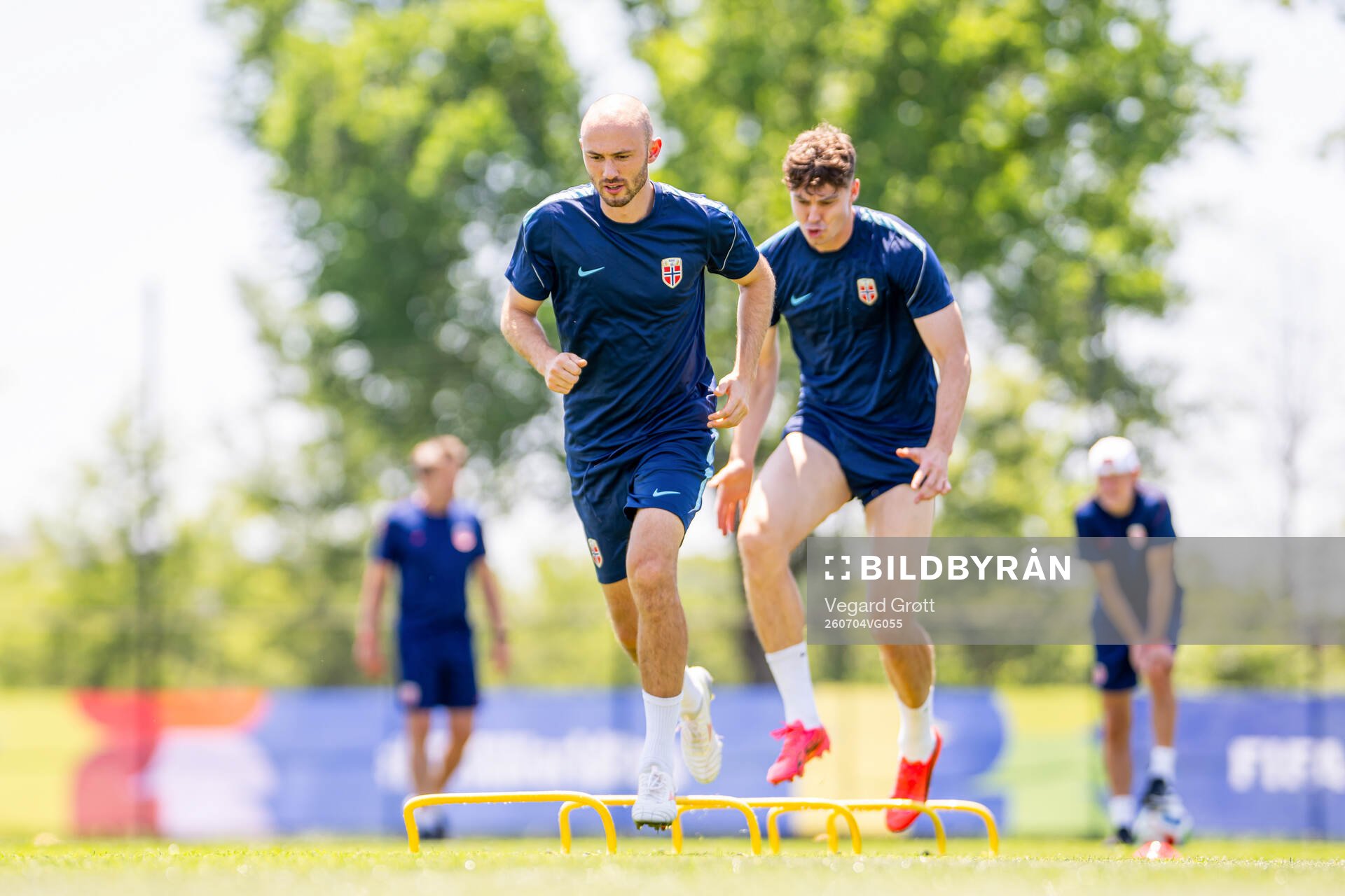 Fredrik Aursnes of the Norwegian national football team at