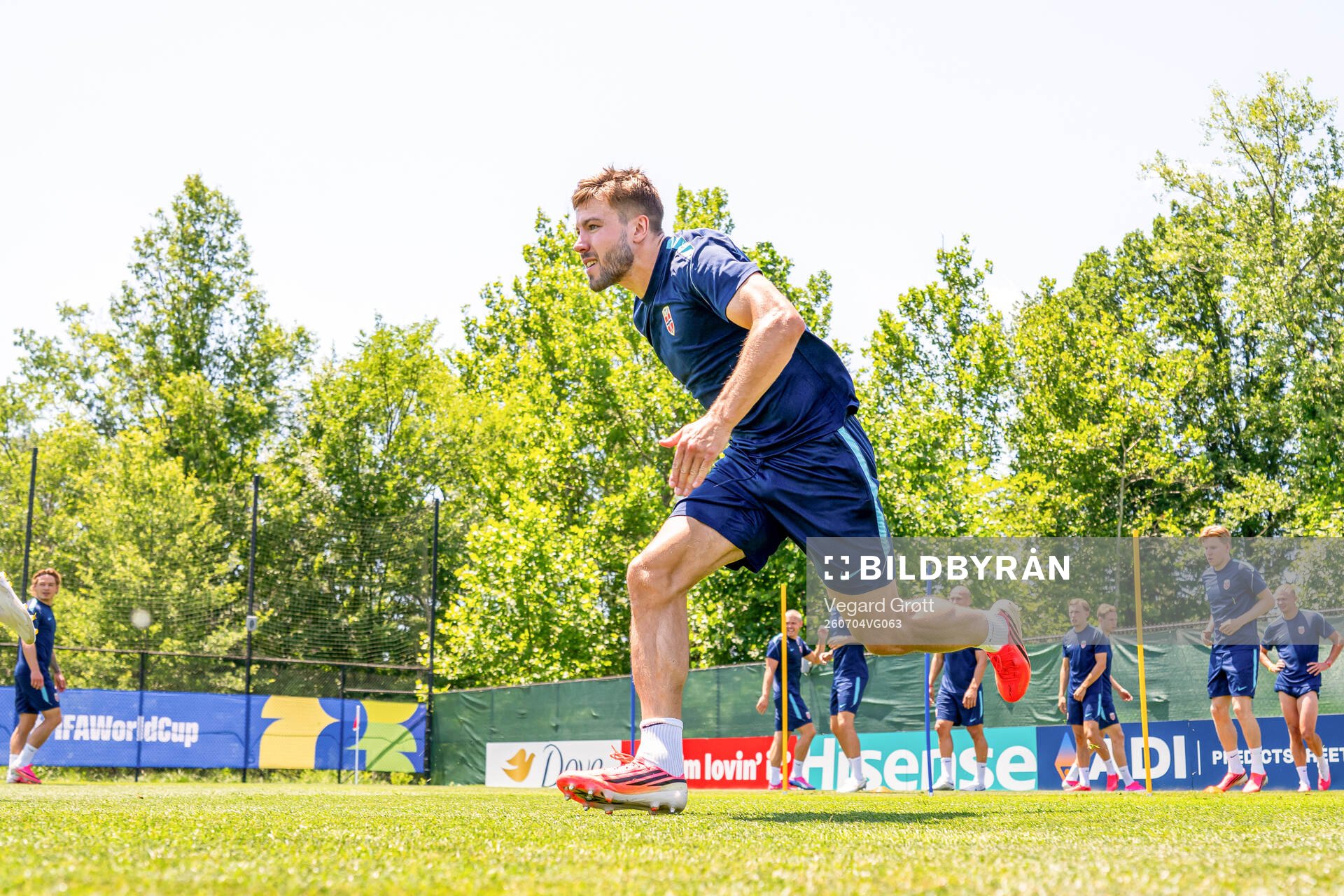 Fredrik André Bjørkan of the Norwegian national football