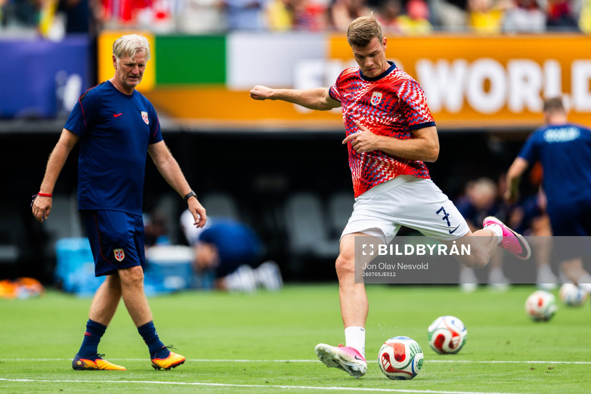Alexander Sørloth of Norway
