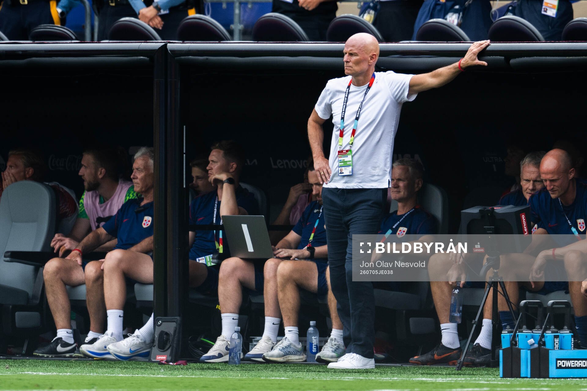Head coach Ståle Solbakken of Norway