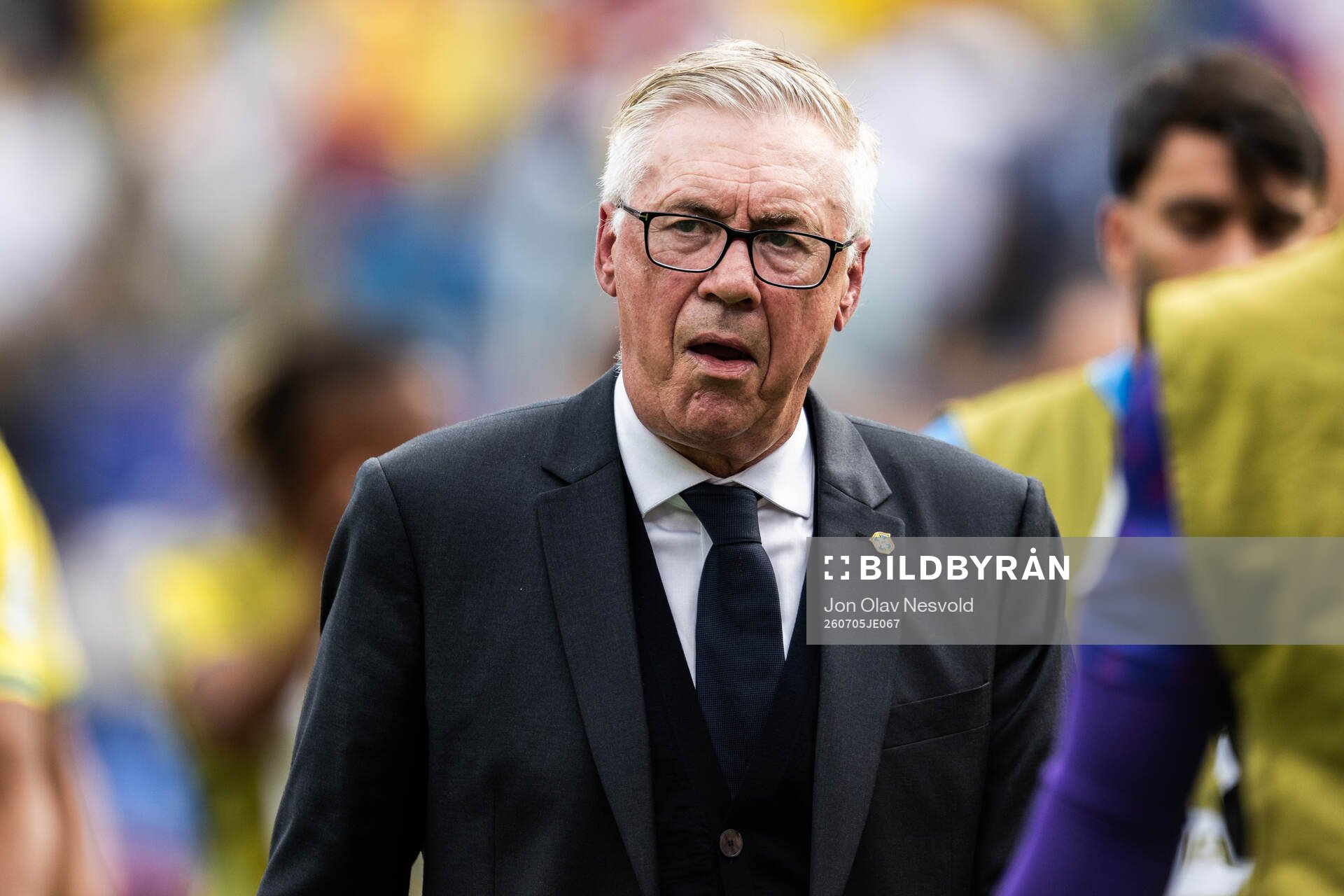Head coach Carlo Ancelotti of Brazil