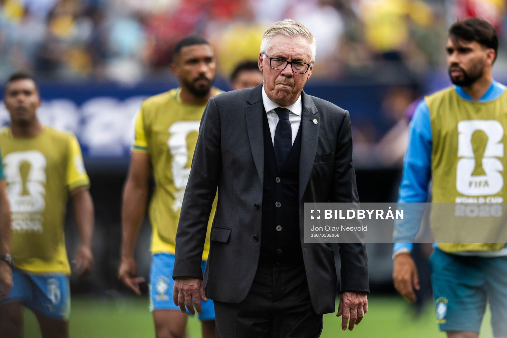 Head coach Carlo Ancelotti of Brazil
