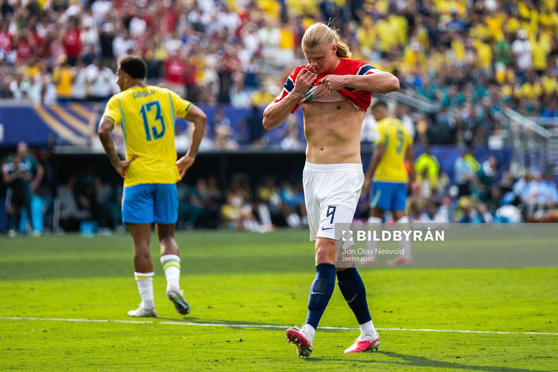 Erling Braut Haaland of Norway celebrates