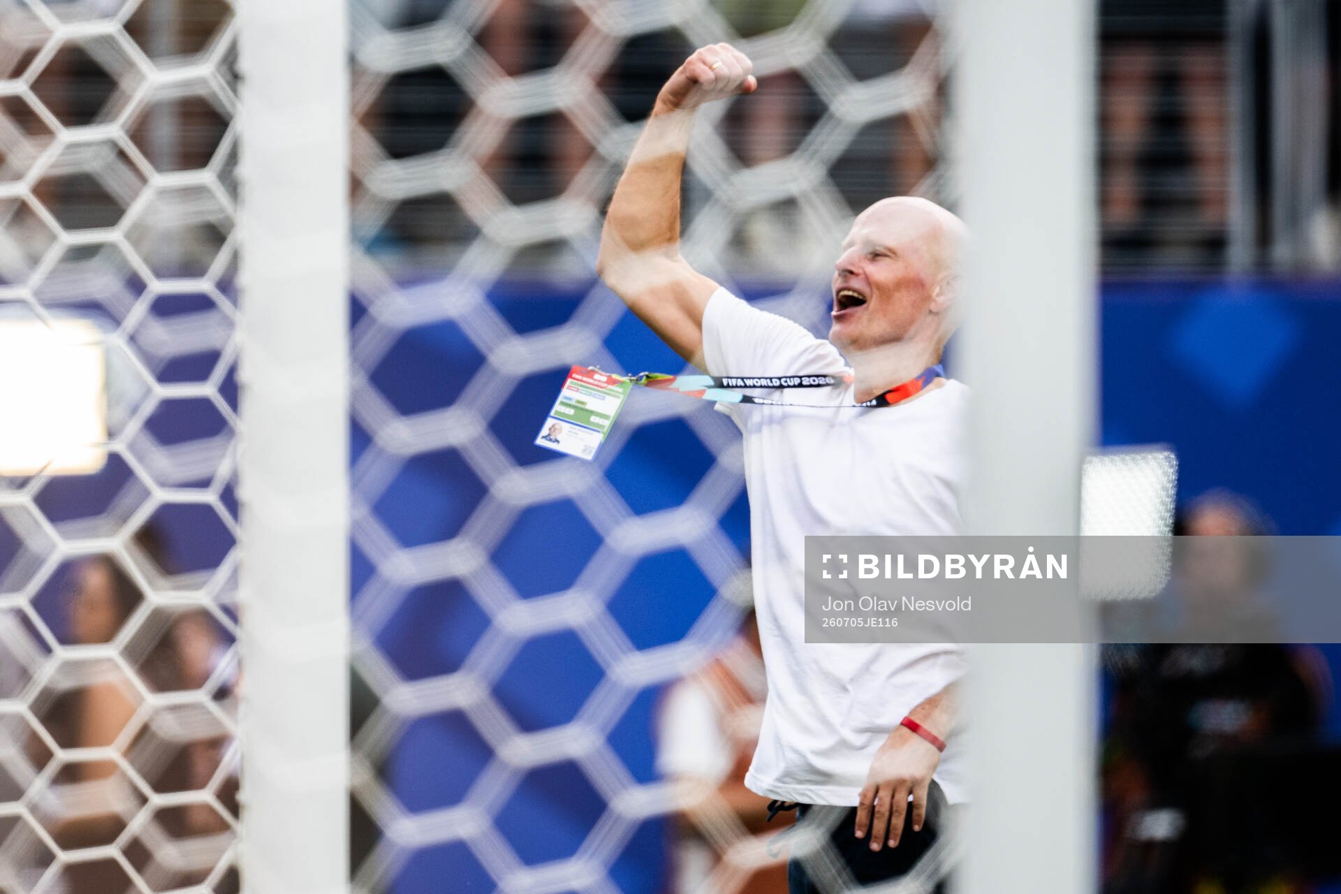 Head coach Ståle Solbakken of Norway celebrate