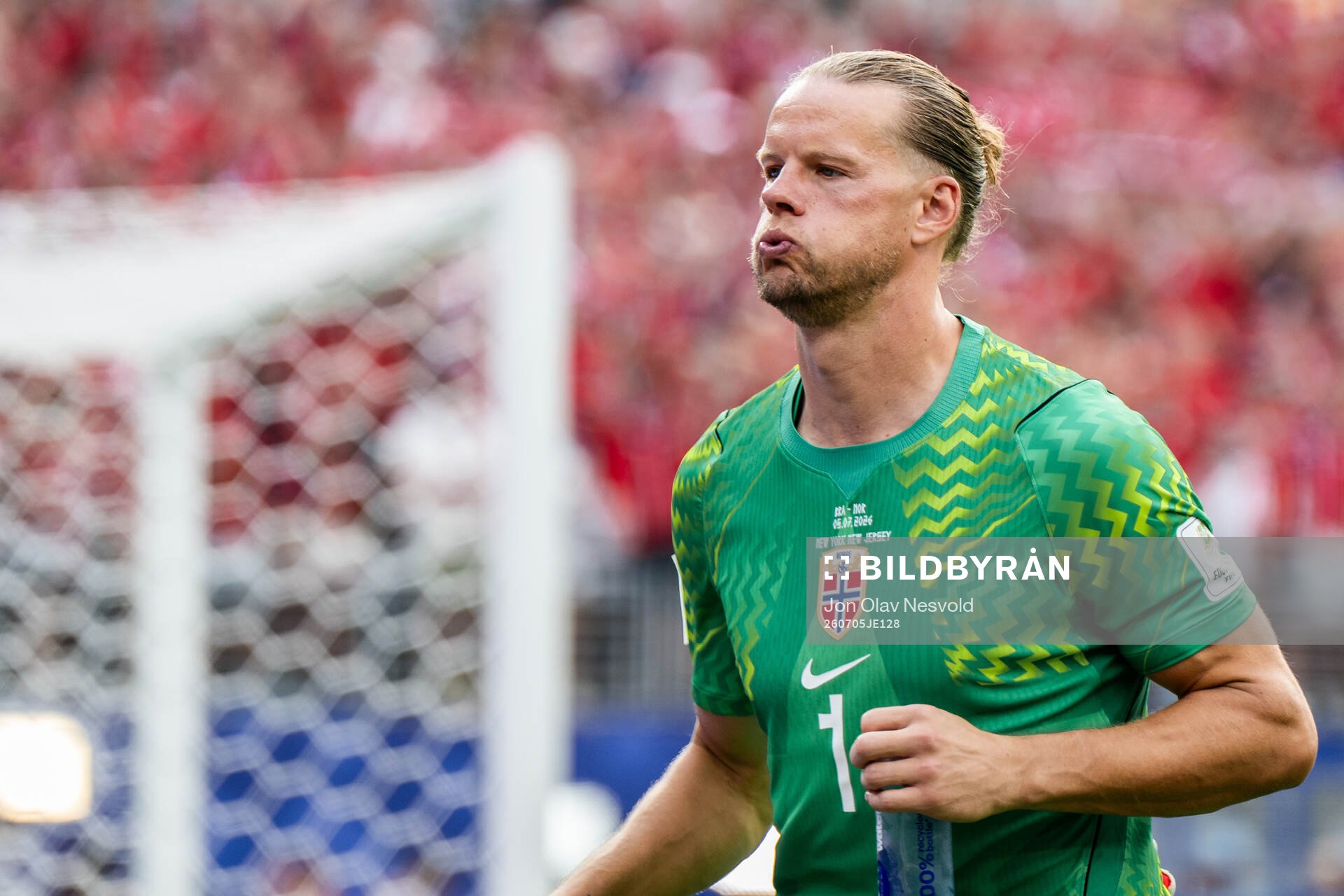 Goalkeeper Ørjan Nyland of Norway
